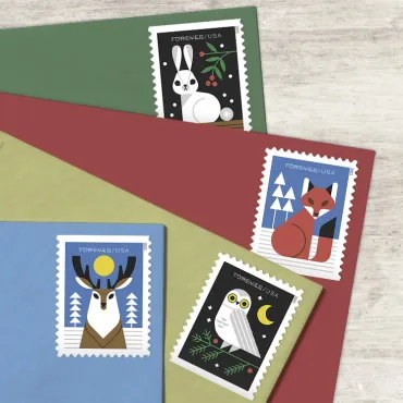 π₯( US FREE SHIPPING ) New Arrival - Winter Woodland Animals 2013 - 100 PCS