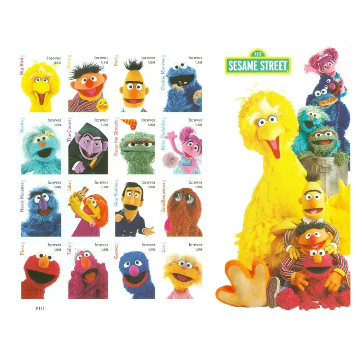 Sesame Street Forever Stamps 2019