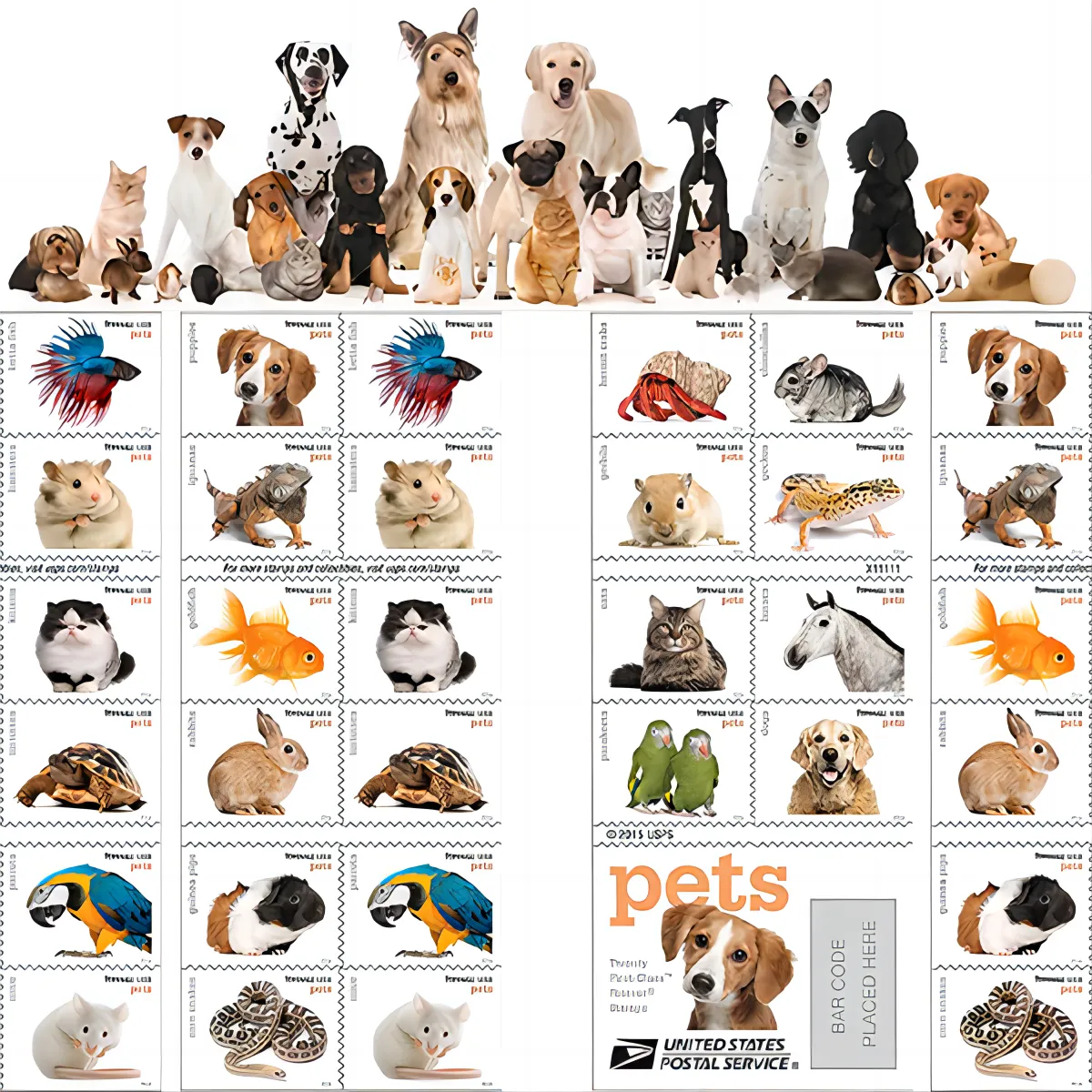 Pets Forever Stamps 2016