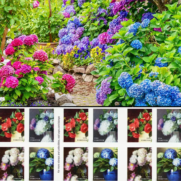 Flowers from the Garden Forever Stamps 2017