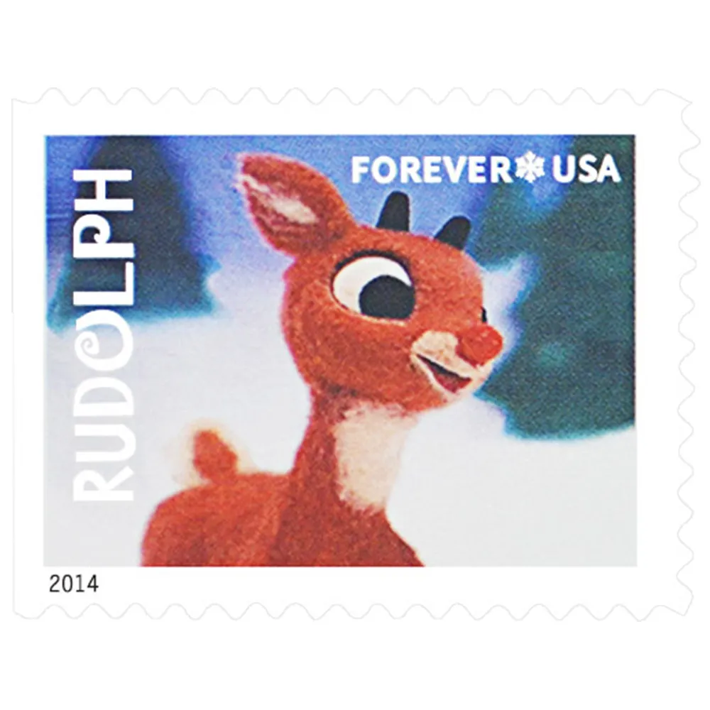 🎁[US Free Shipping]Rudolph the Red Nosed Reindeer 2014 - 5 Booklets / 100 Pcs