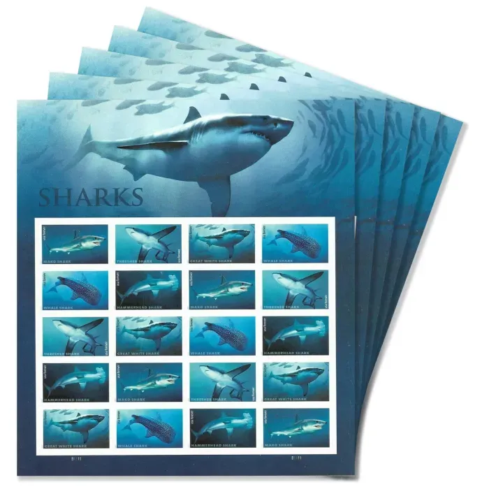 Sharks Forever Stamps 2017