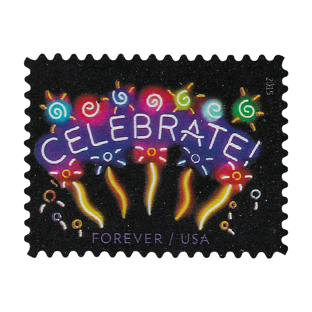 🎁[US Free Shipping] Neon Celebrate 2011 - 5 Sheets / 100 Pcs