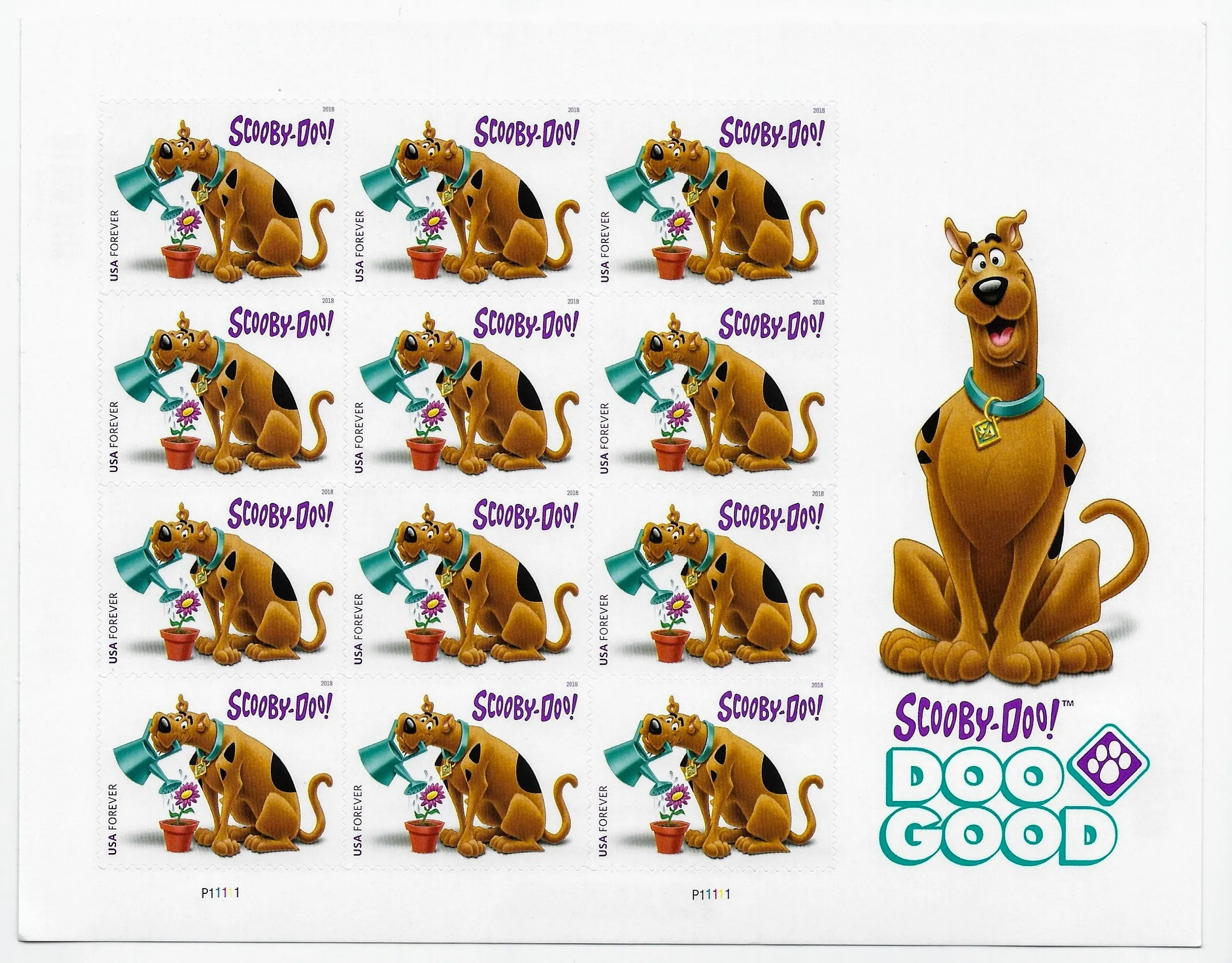 Scooby-Doo Forever Stamps 2018