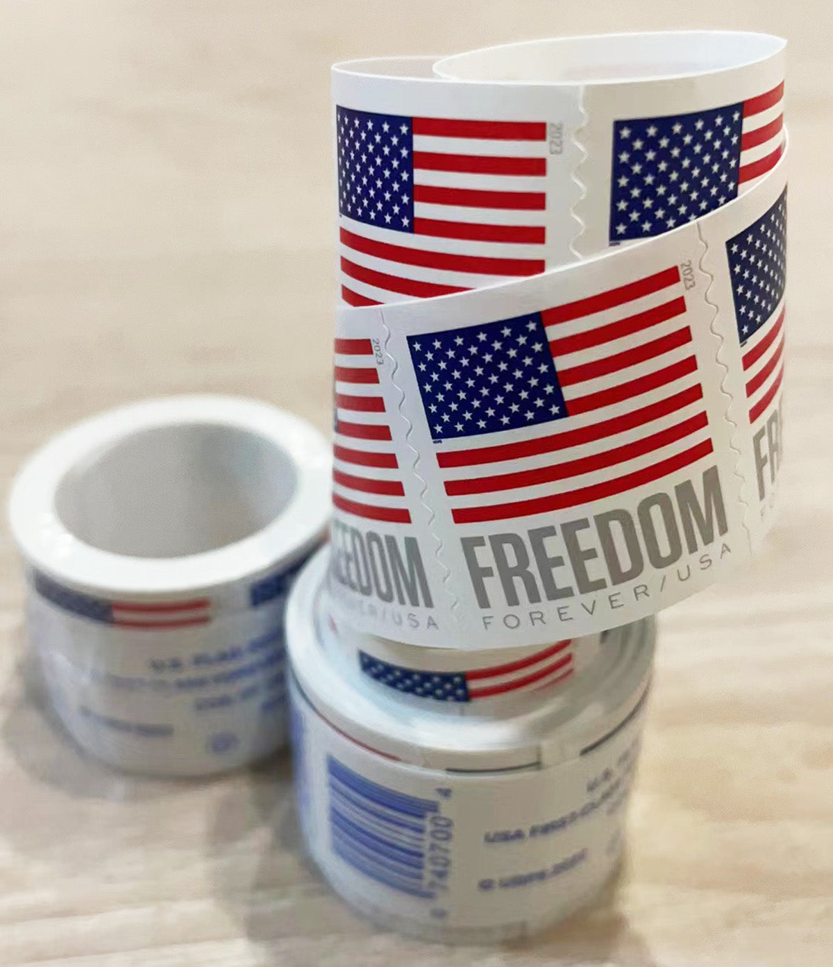2023 US Flags Freedom Booklets Rolls