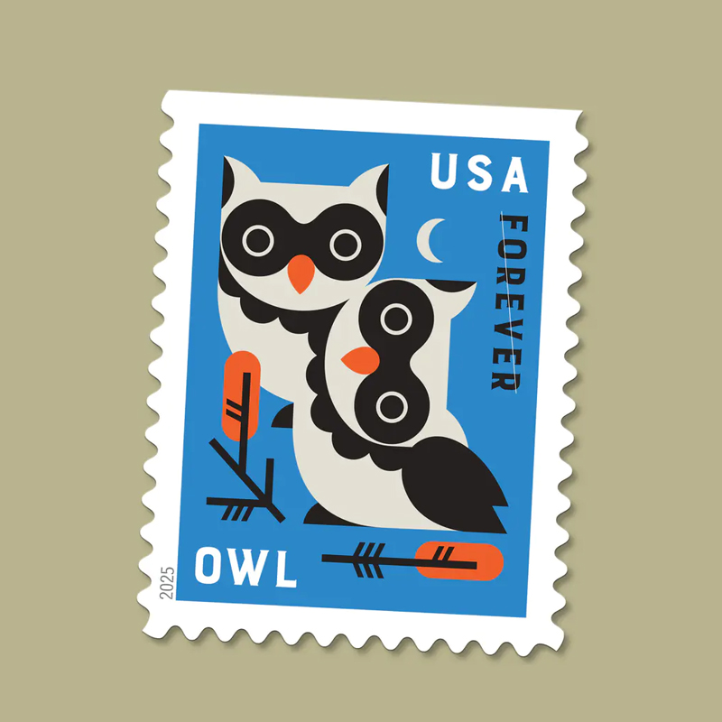 2025 Baby Wild Animals Stamps, Booklet of20