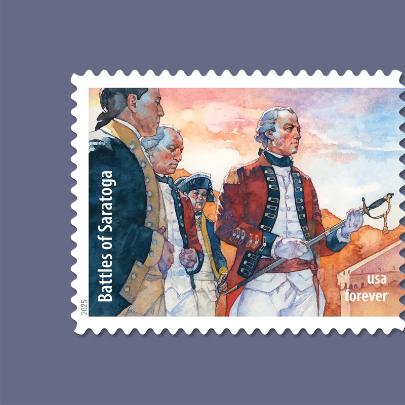 2025 Battlefields of the American Revolution Stamps Sheet of 15