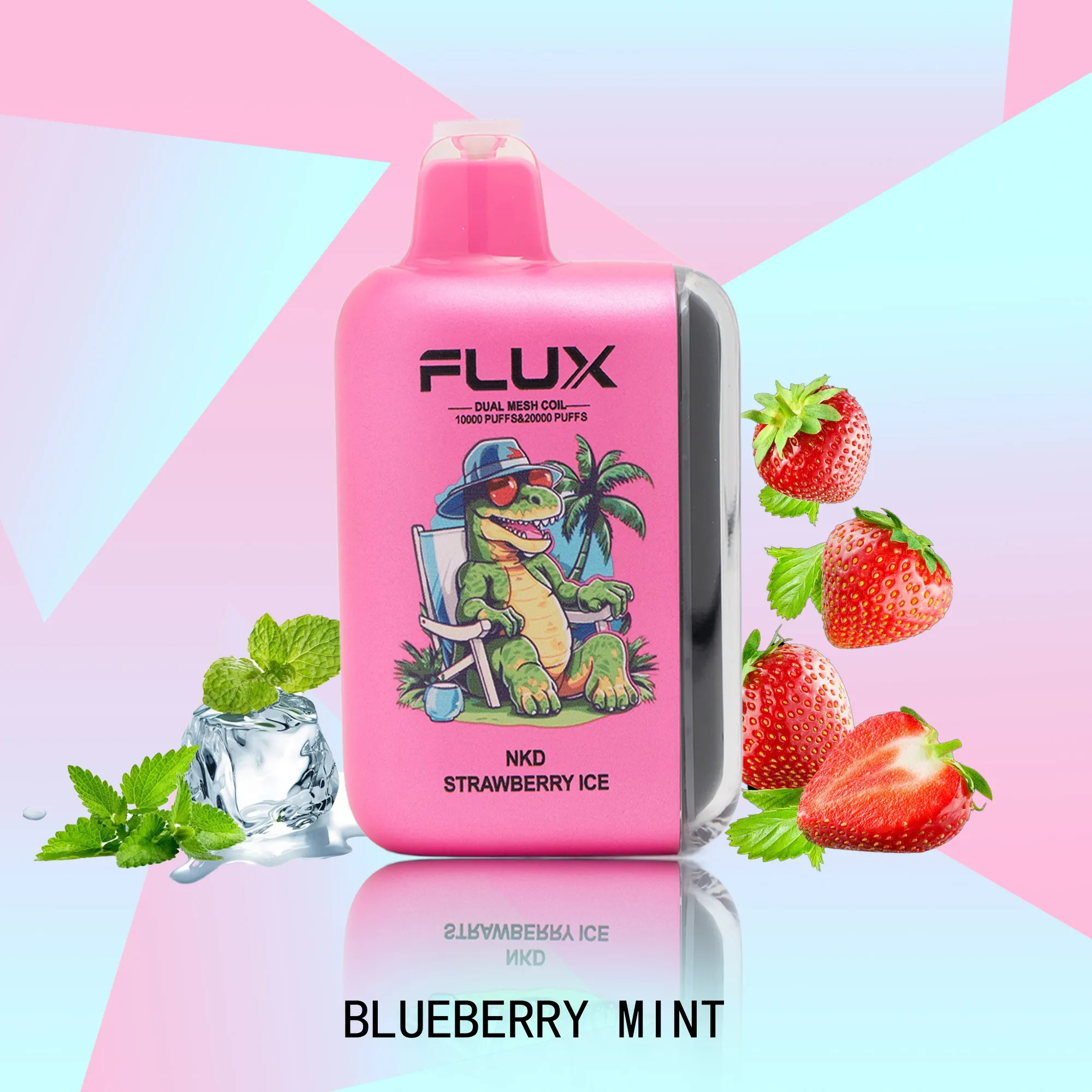 FLUX NKD STRAWBERRY ICE 20000 PUFFS - AUSMOKES