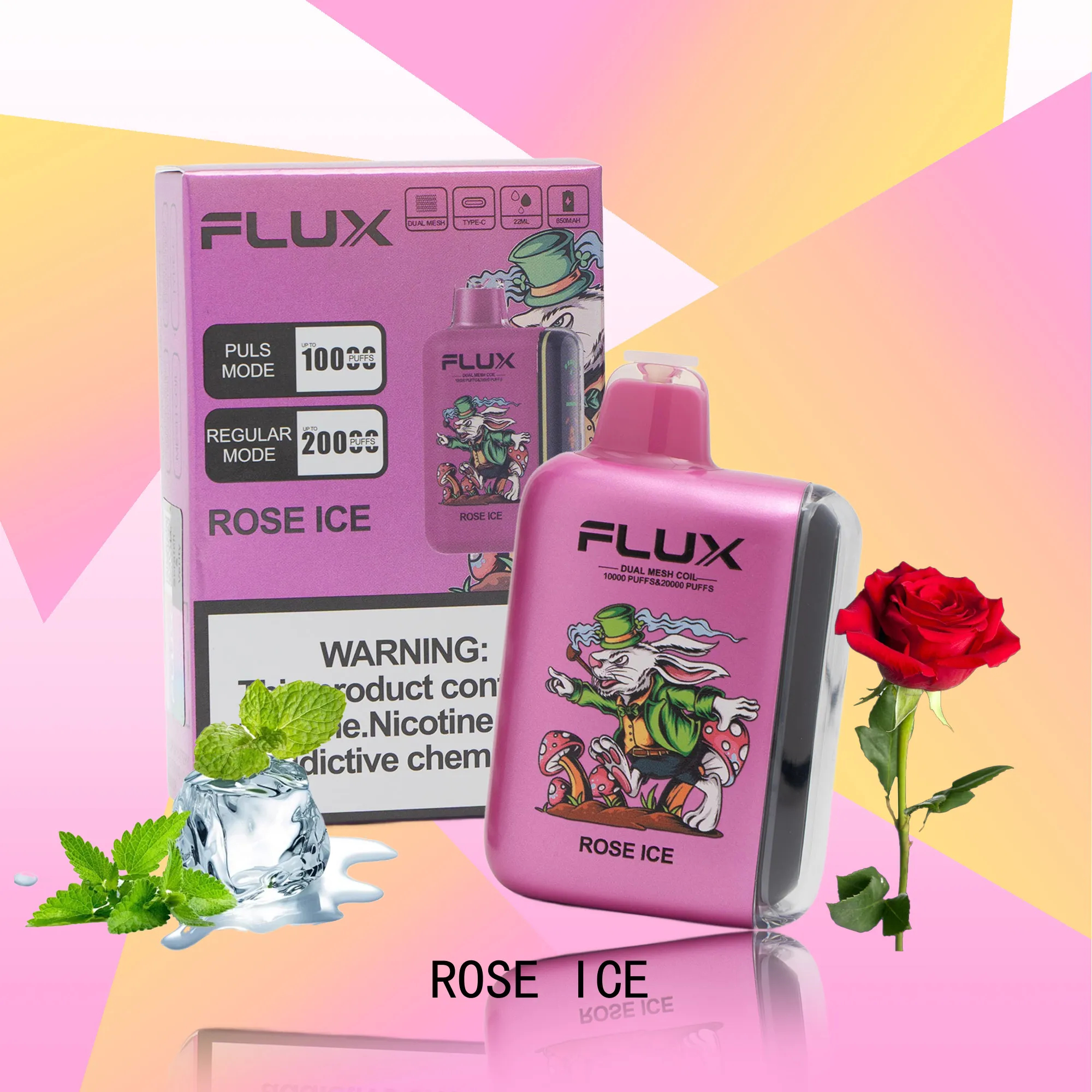 FLUX ROSE ICE 20000 PUFFS - AUSMOKES