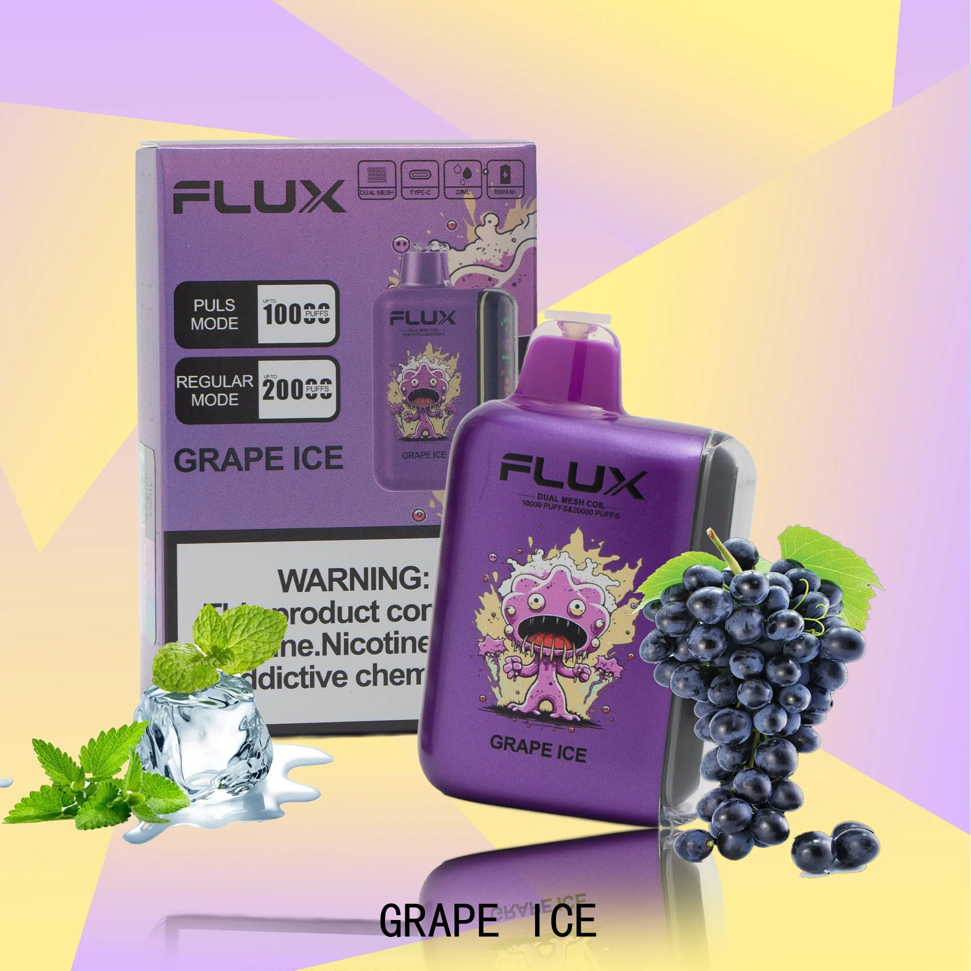 FLUX GRAPE ICE 20000 PUFFS - AUSMOKES