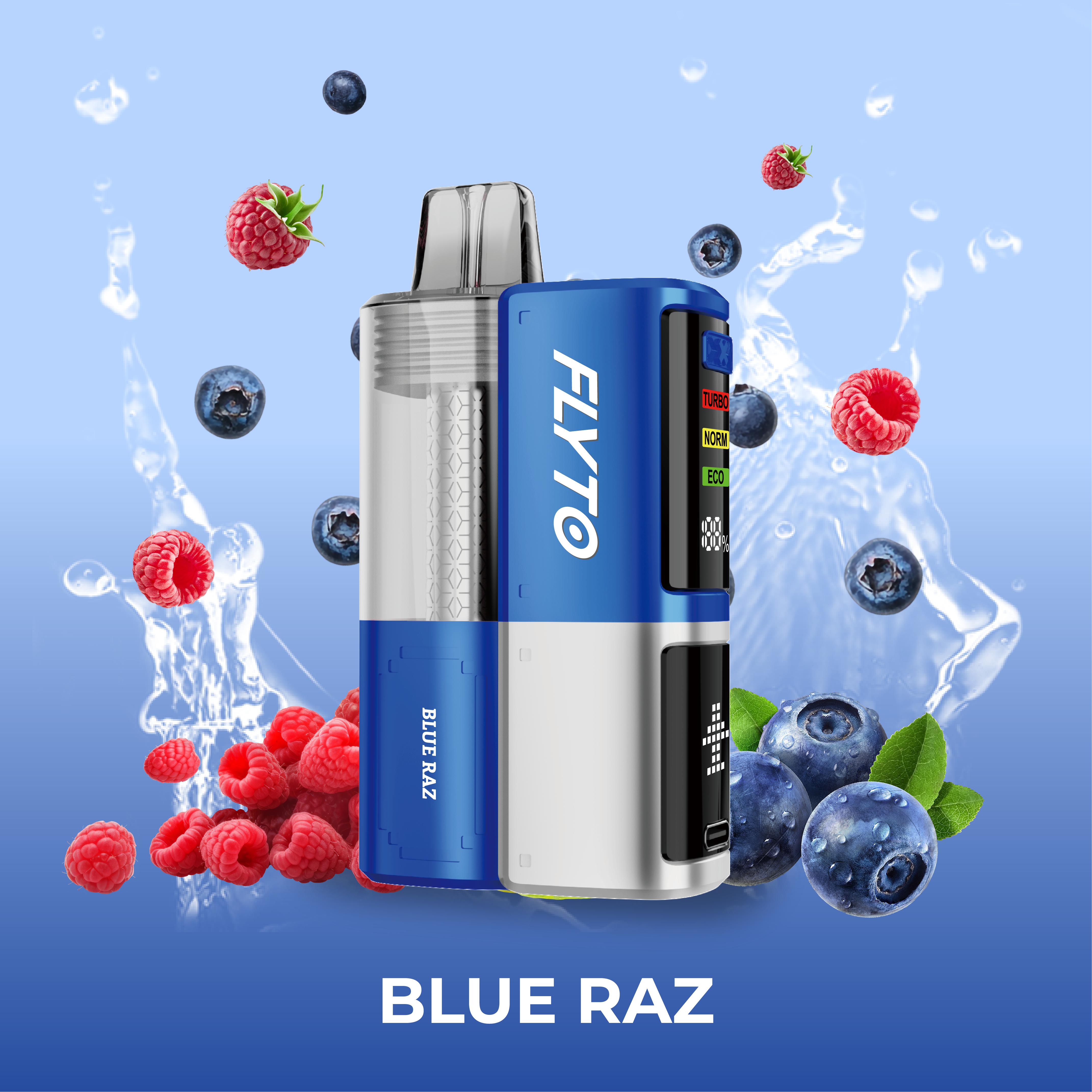 FLYTO 30K – 30.000 Züge, Blue Raz