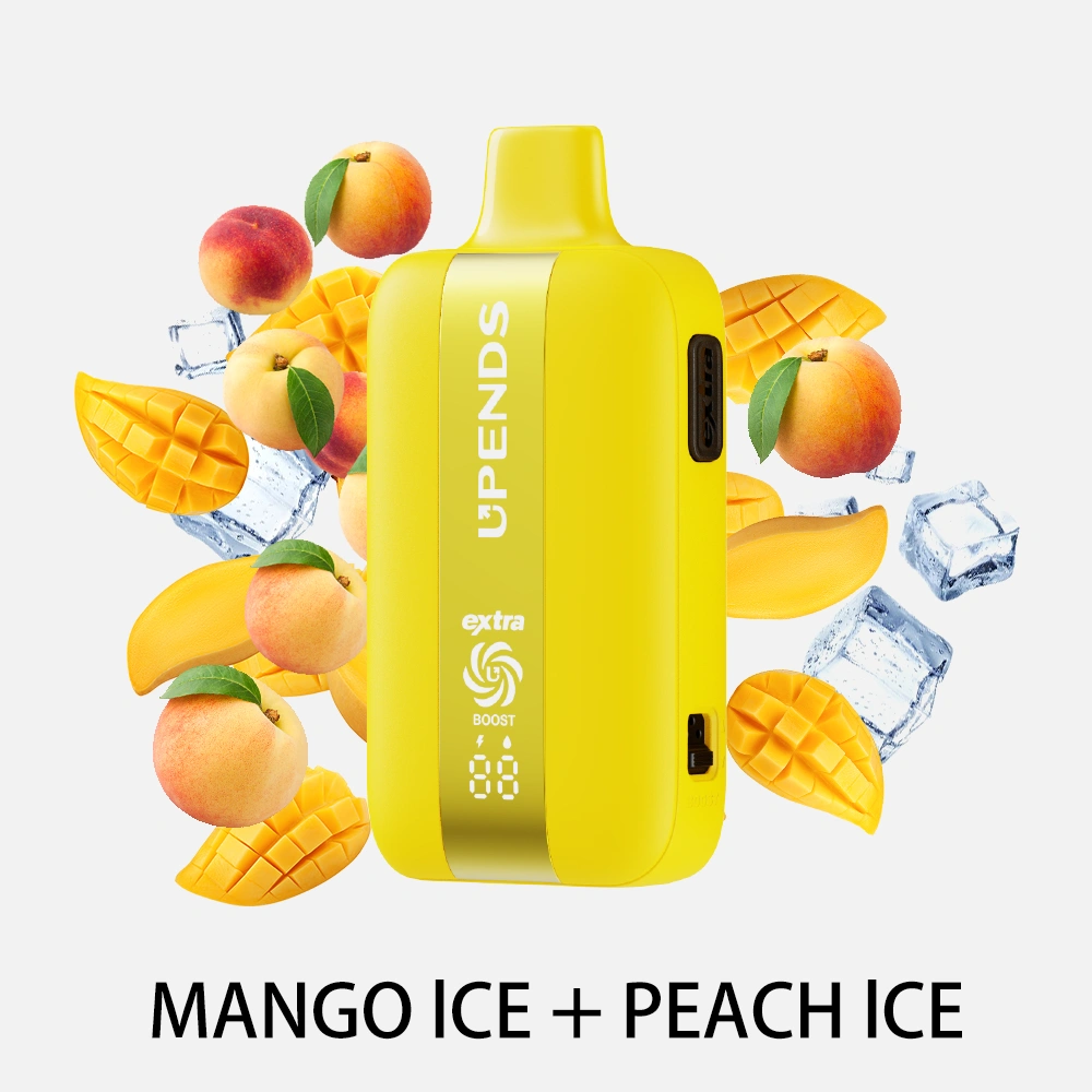 UPENDS UP7 – 35.000 Züge, Extra-Taste für Doppelgeschmack, Mango Ice+Peach Ice