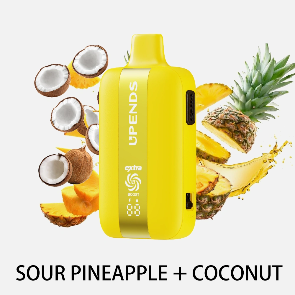 UPENDS UP7 – 35.000 Züge, Extra-Taste für Doppelgeschmack, Sour Pineapple+Coconut