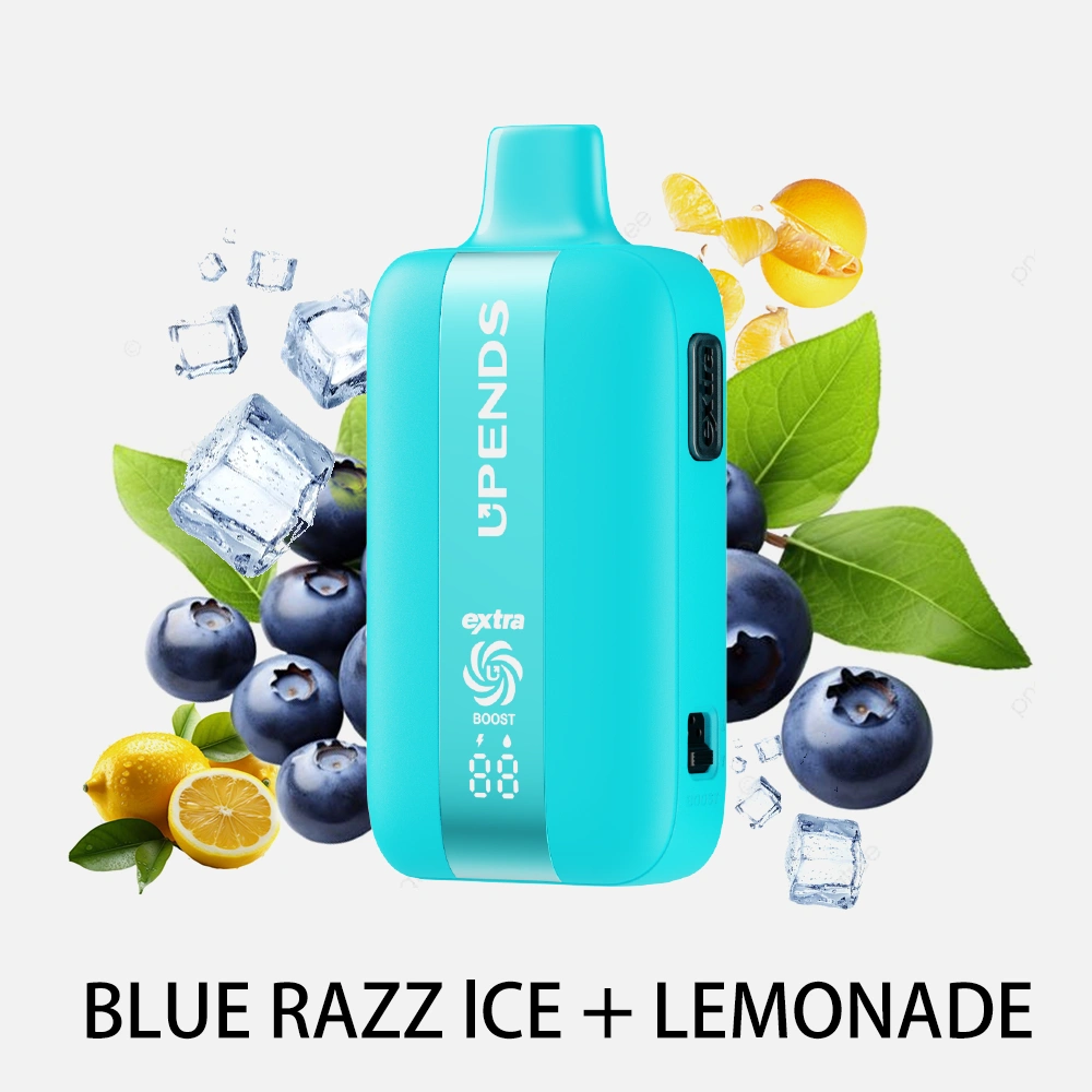 UPENDS UP7 – 35.000 Züge, Extra-Taste für Doppelgeschmack, Blue Razz Ice+Lemonade