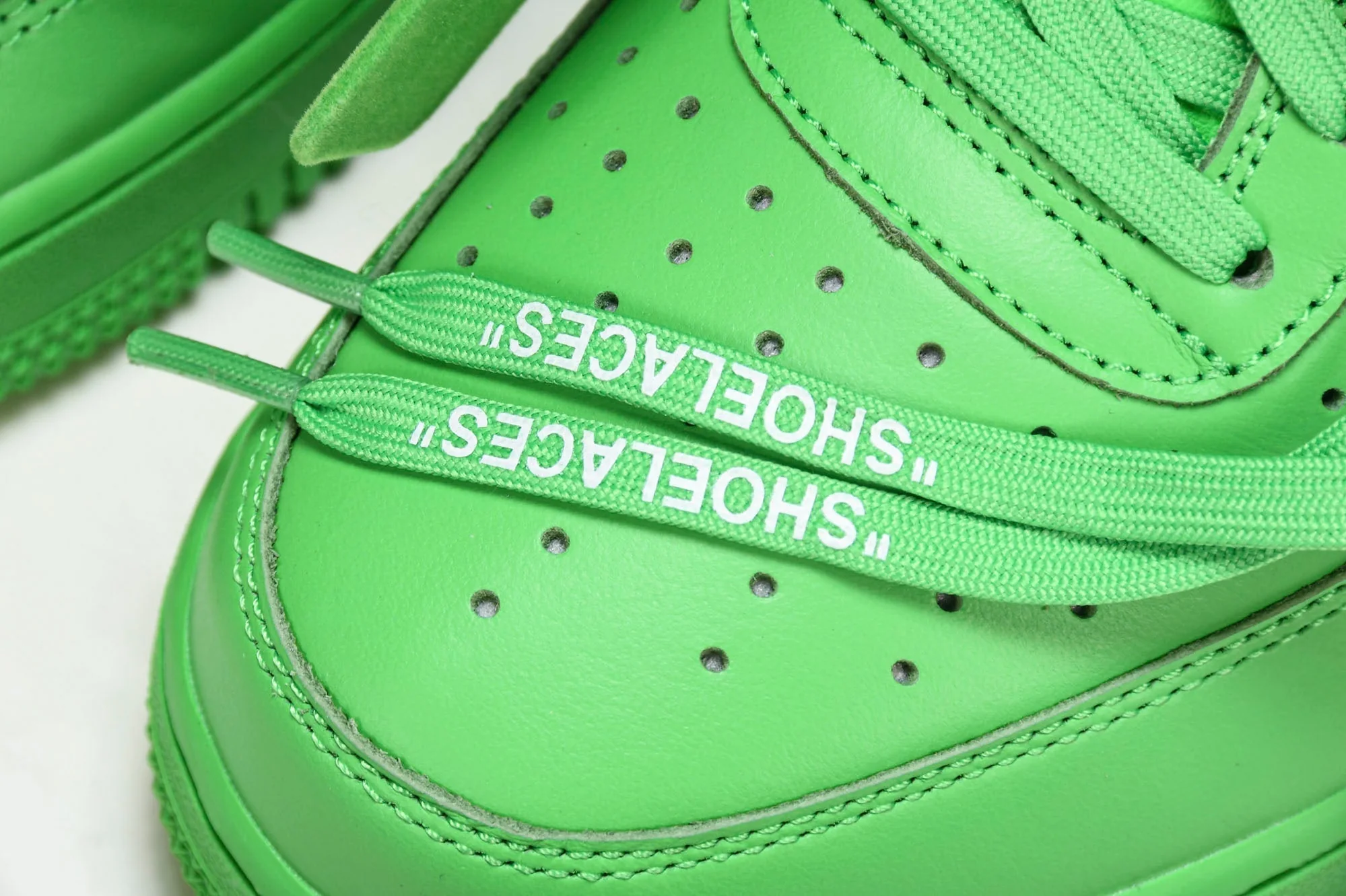 Off-White AF1 'Light Green Spark'