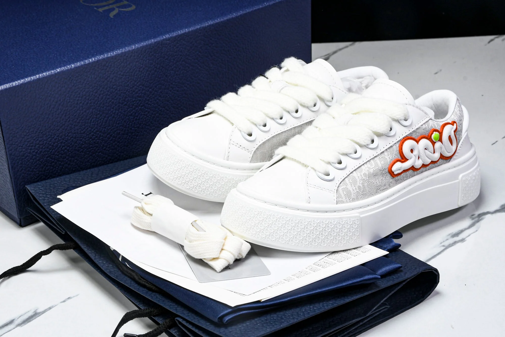 D1or x KAWS B33 Spin Sneaker 'White'