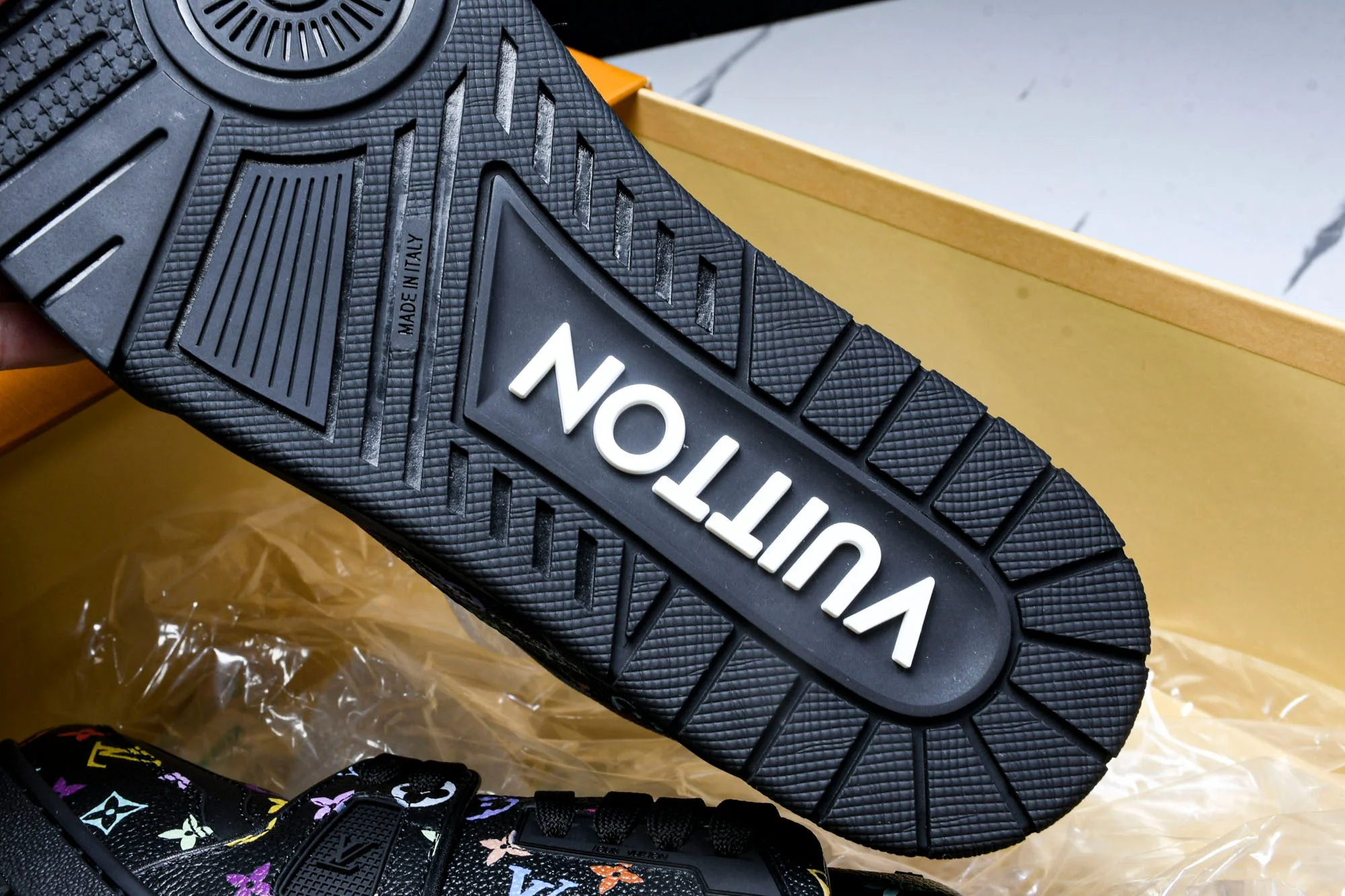 Louis Vuittоп Trainer Low x Takashi Murakami 'Black Multicolor'