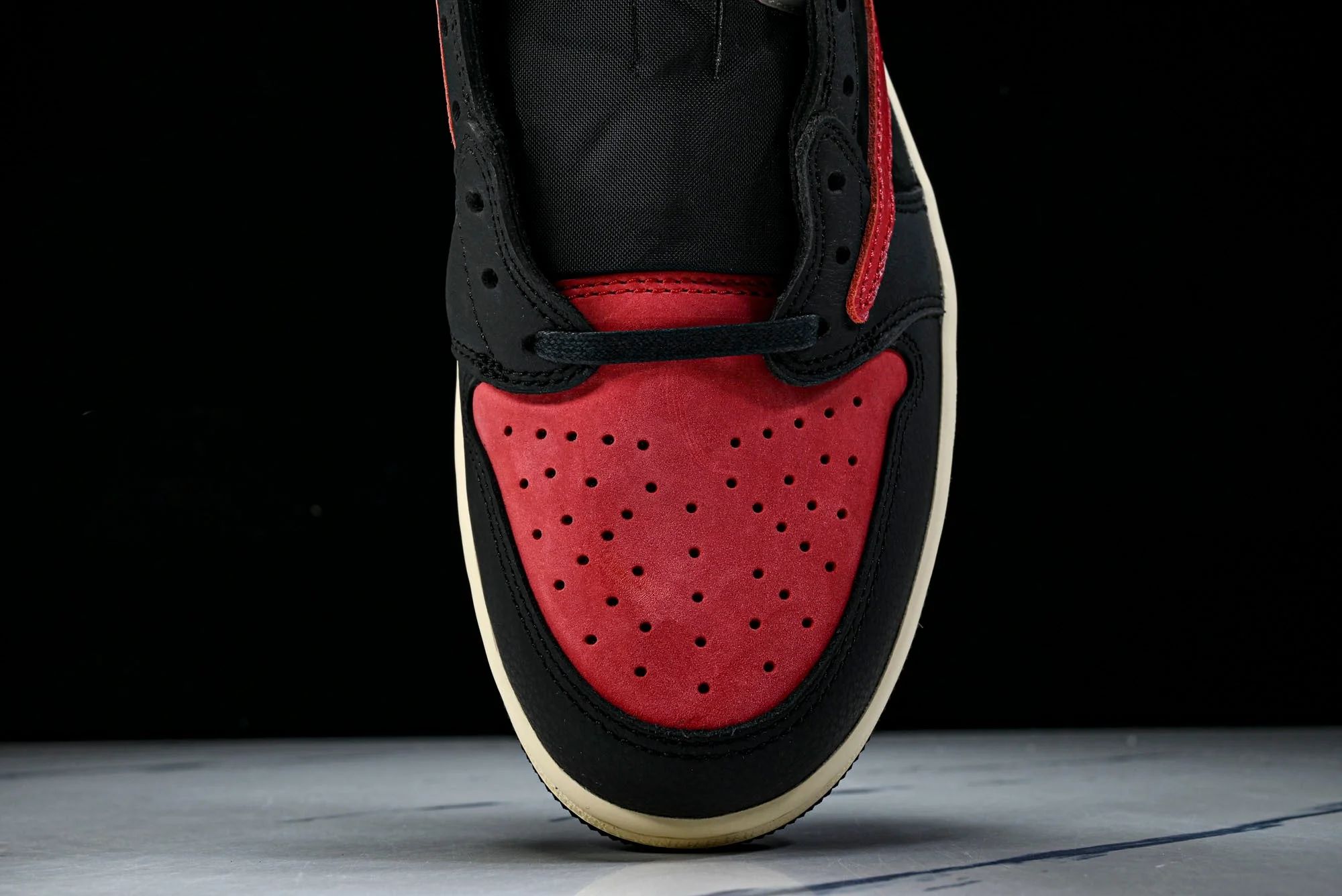 Travis Scott AJ1 Retro Low 'Black Red' (Unreleased)