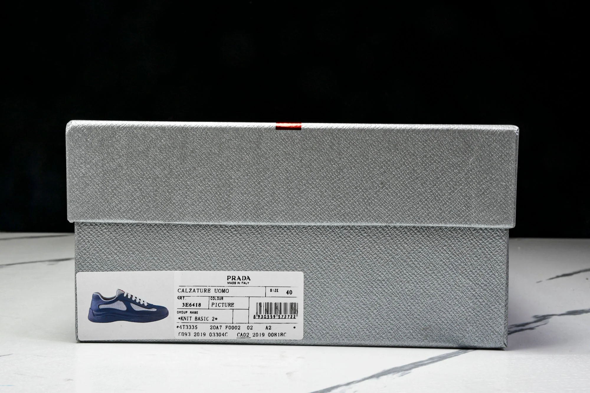 Prada America's Cup Sneaker Soft Rubber 'Royal Blue'