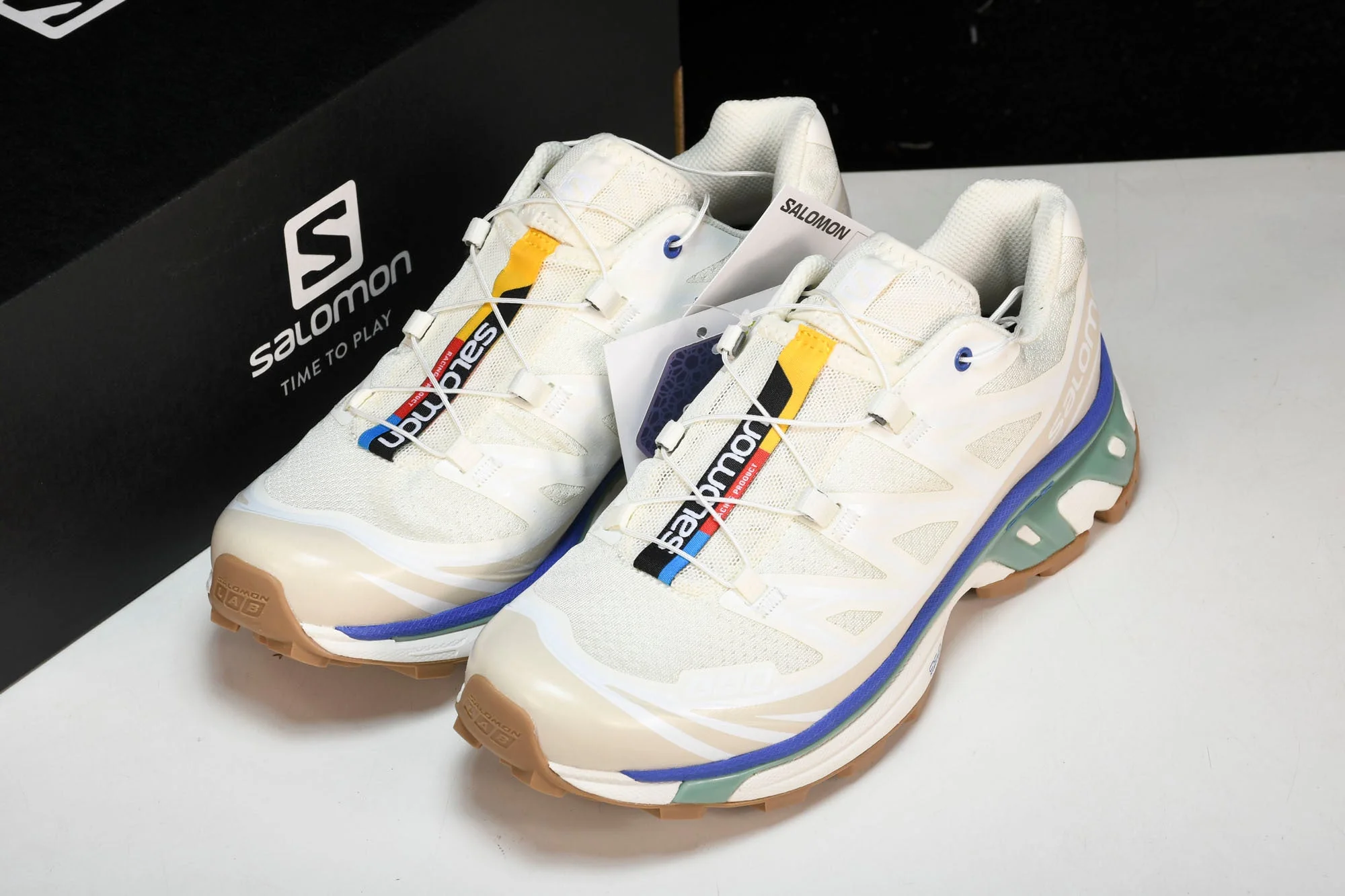 Salomon XT-6 Series 'White Beige Purple'