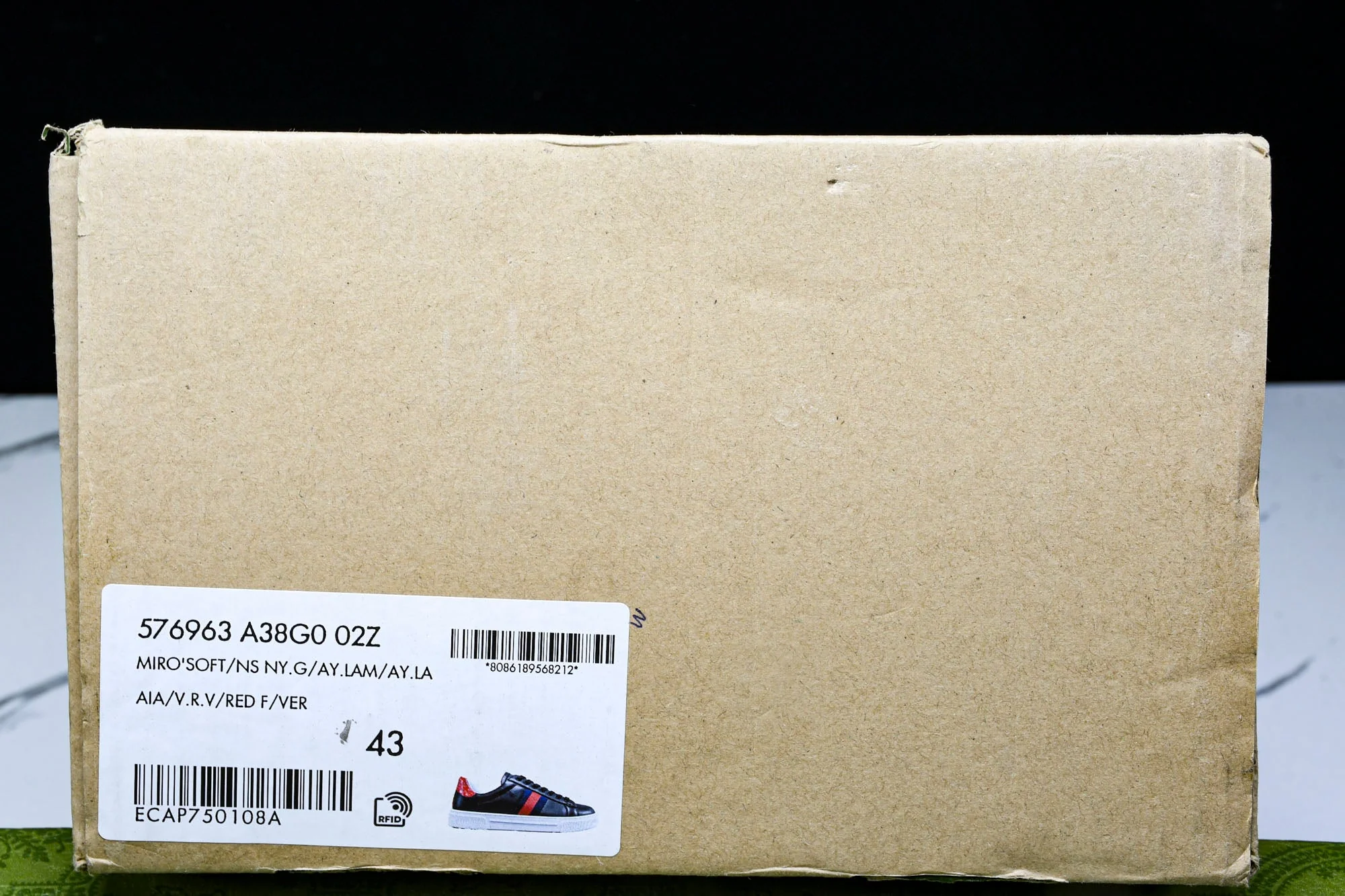 Guссi Ace Web 'Black'