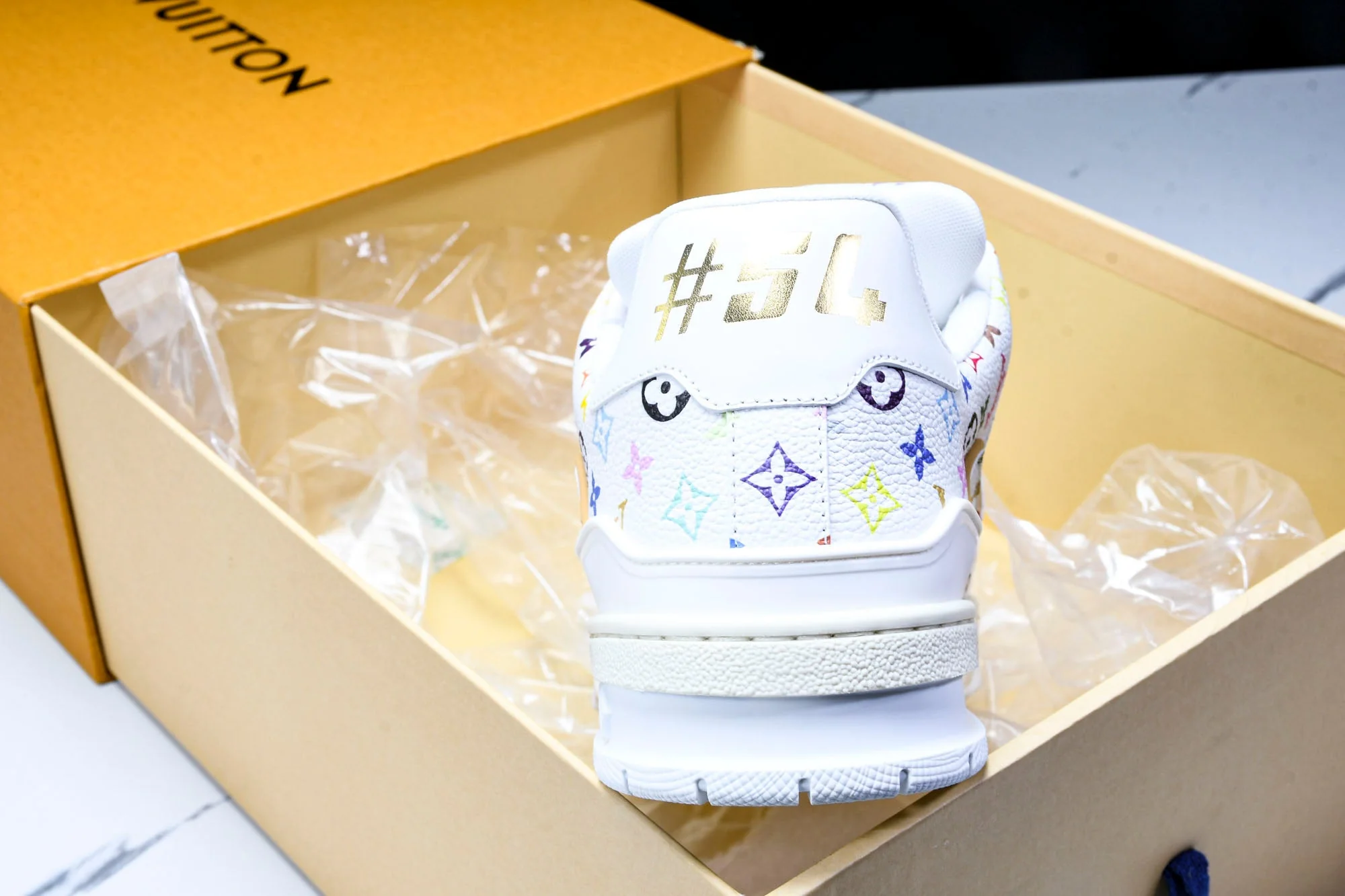 Louis Vuittоп Trainer Low x Takashi Murakami 'White Multicolor'