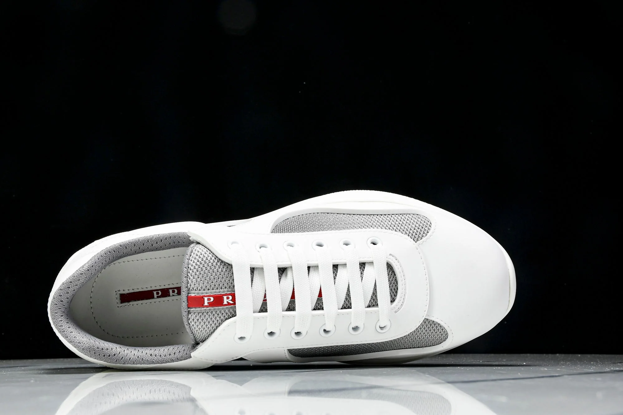Prada America's Cup Sneaker Soft Rubber 'Cream White'
