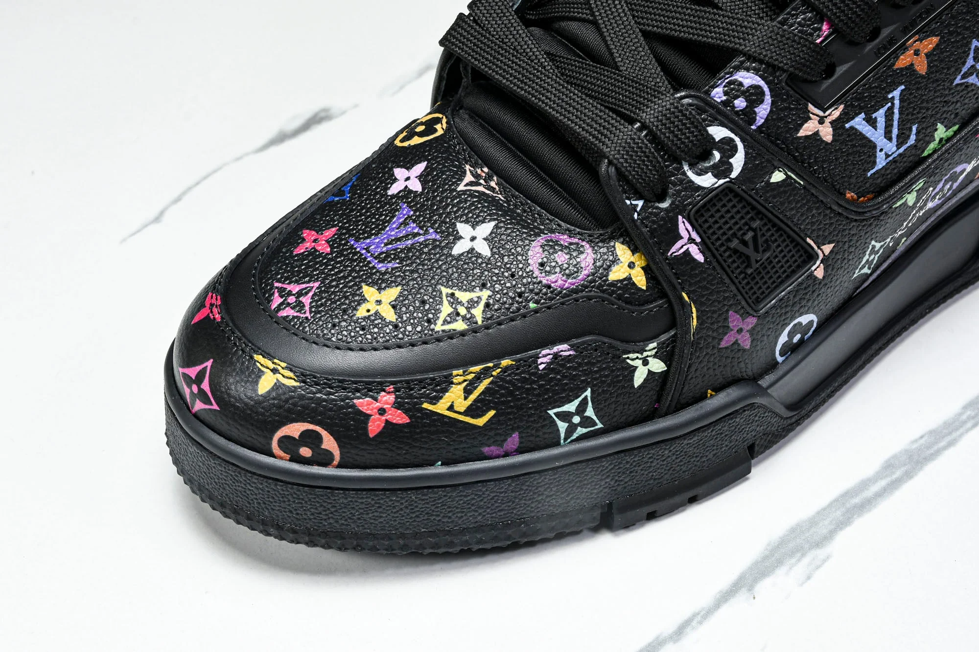 Louis Vuittоп Trainer Low x Takashi Murakami 'Black Multicolor'