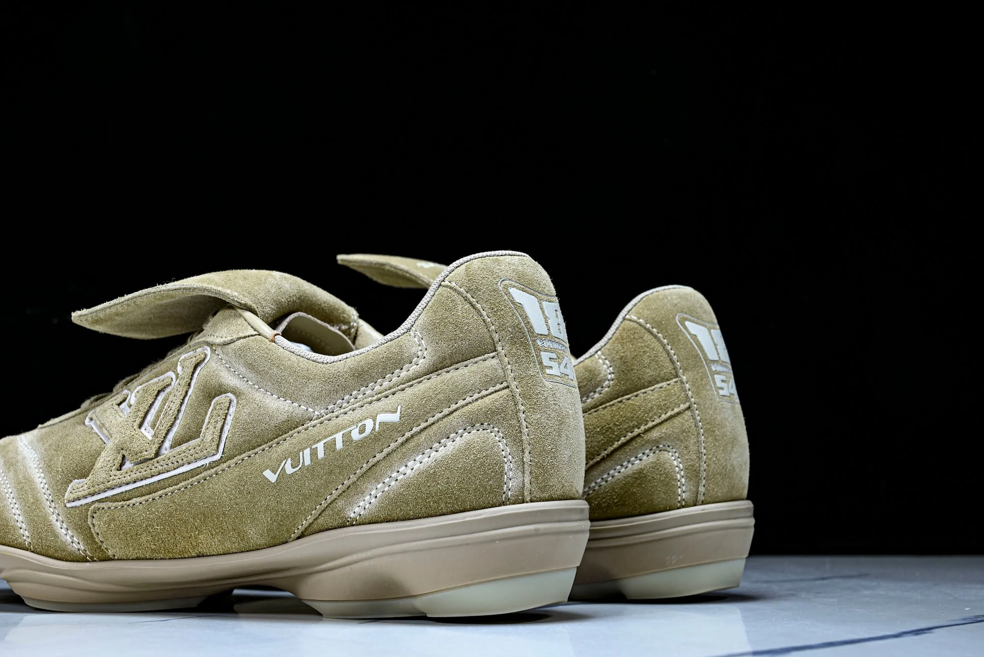 Louis Vuittоп Footprint Soccer Sneaker 'Beige Suede'