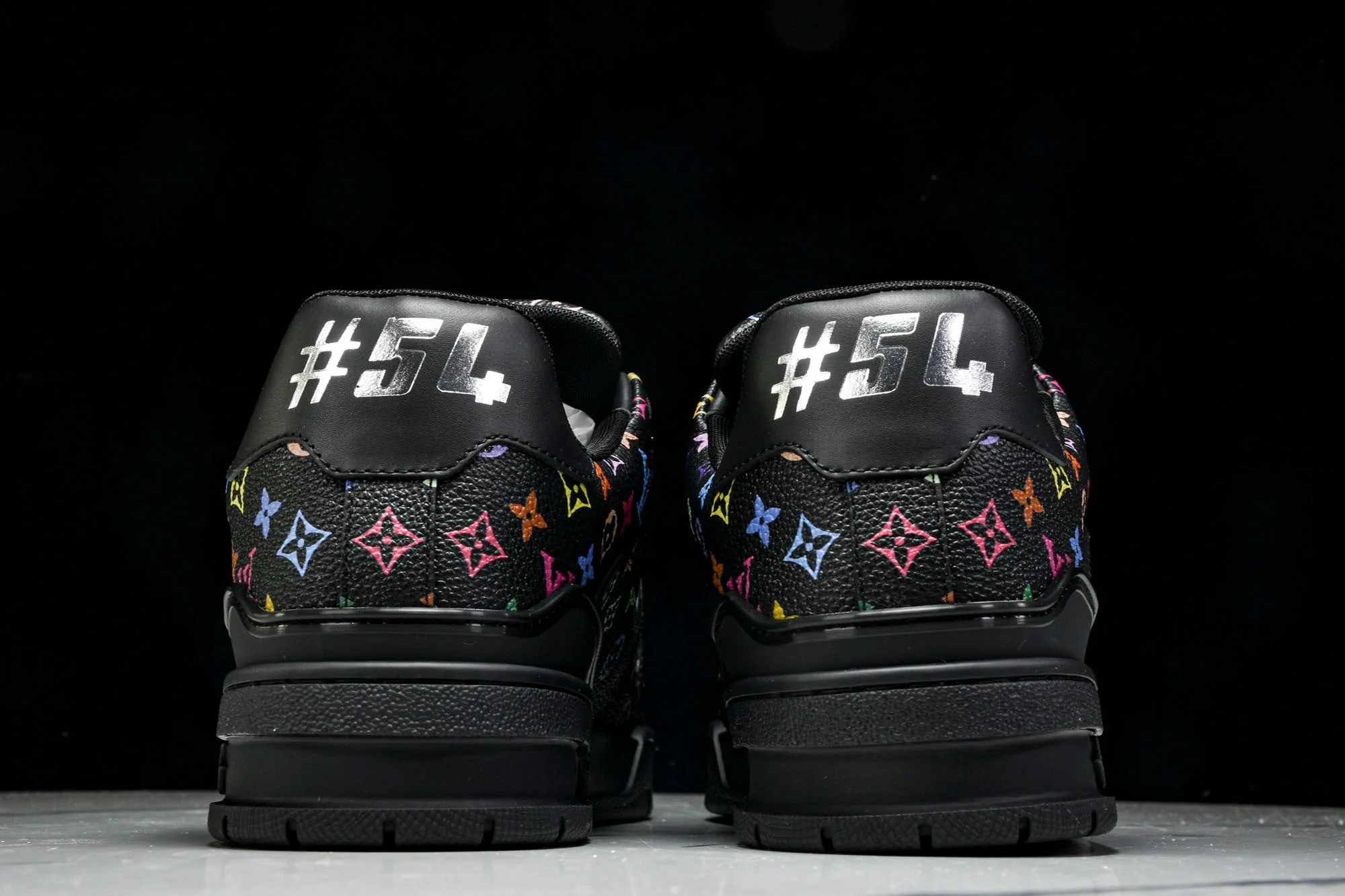 Louis Vuittоп Trainer Low x Takashi Murakami 'Black Multicolor'