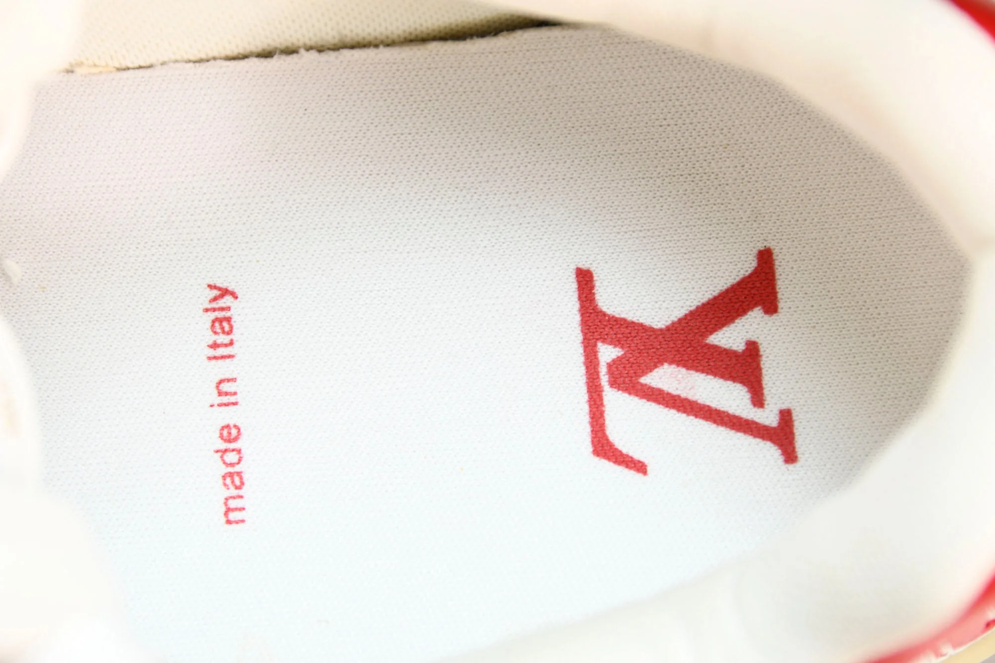 Louis Vuittоп Trainer Low Velcro Strap 'Red Mesh'