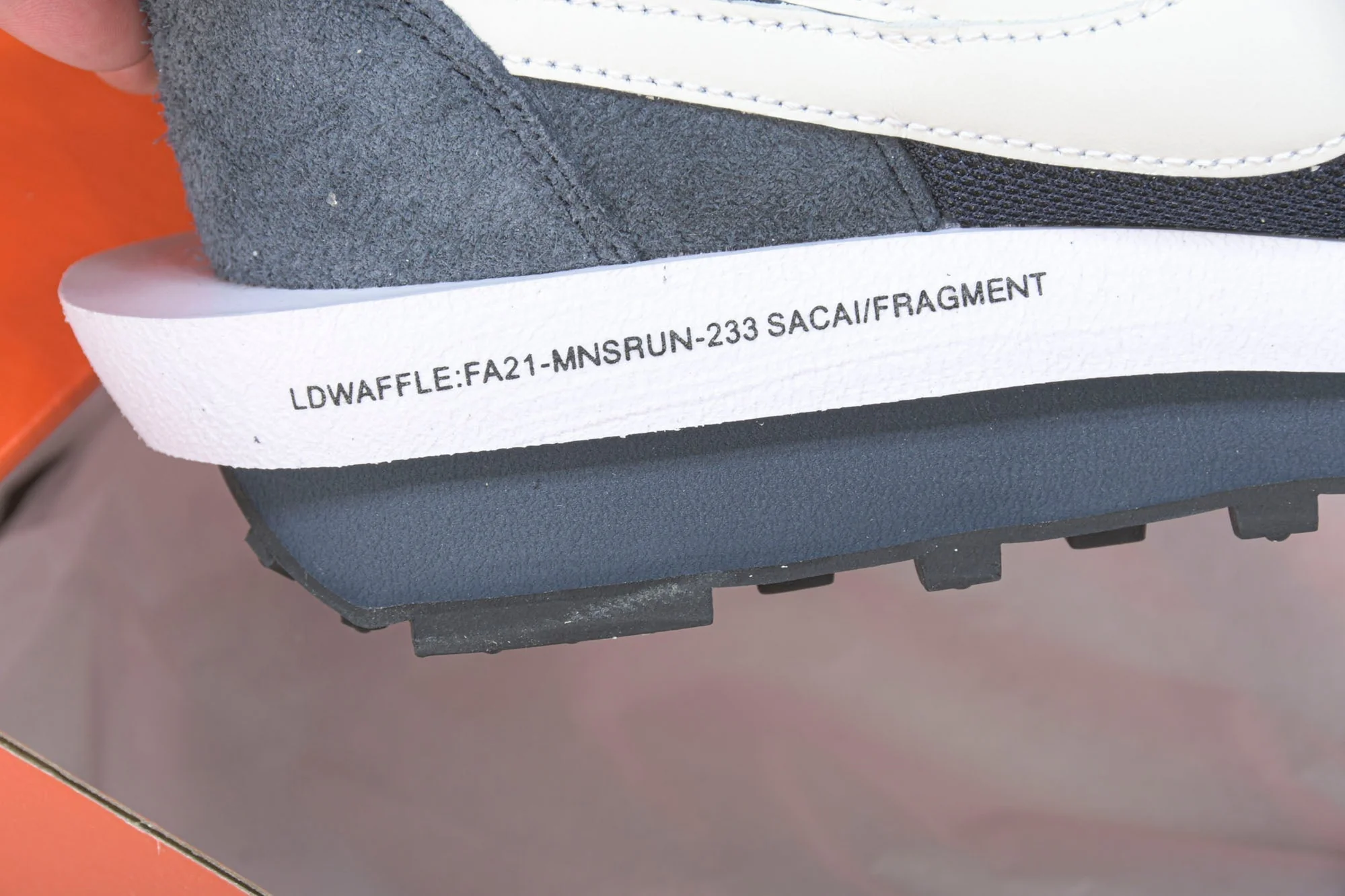 Fragment x Sacai LD Waffle 'Blackened Blue'