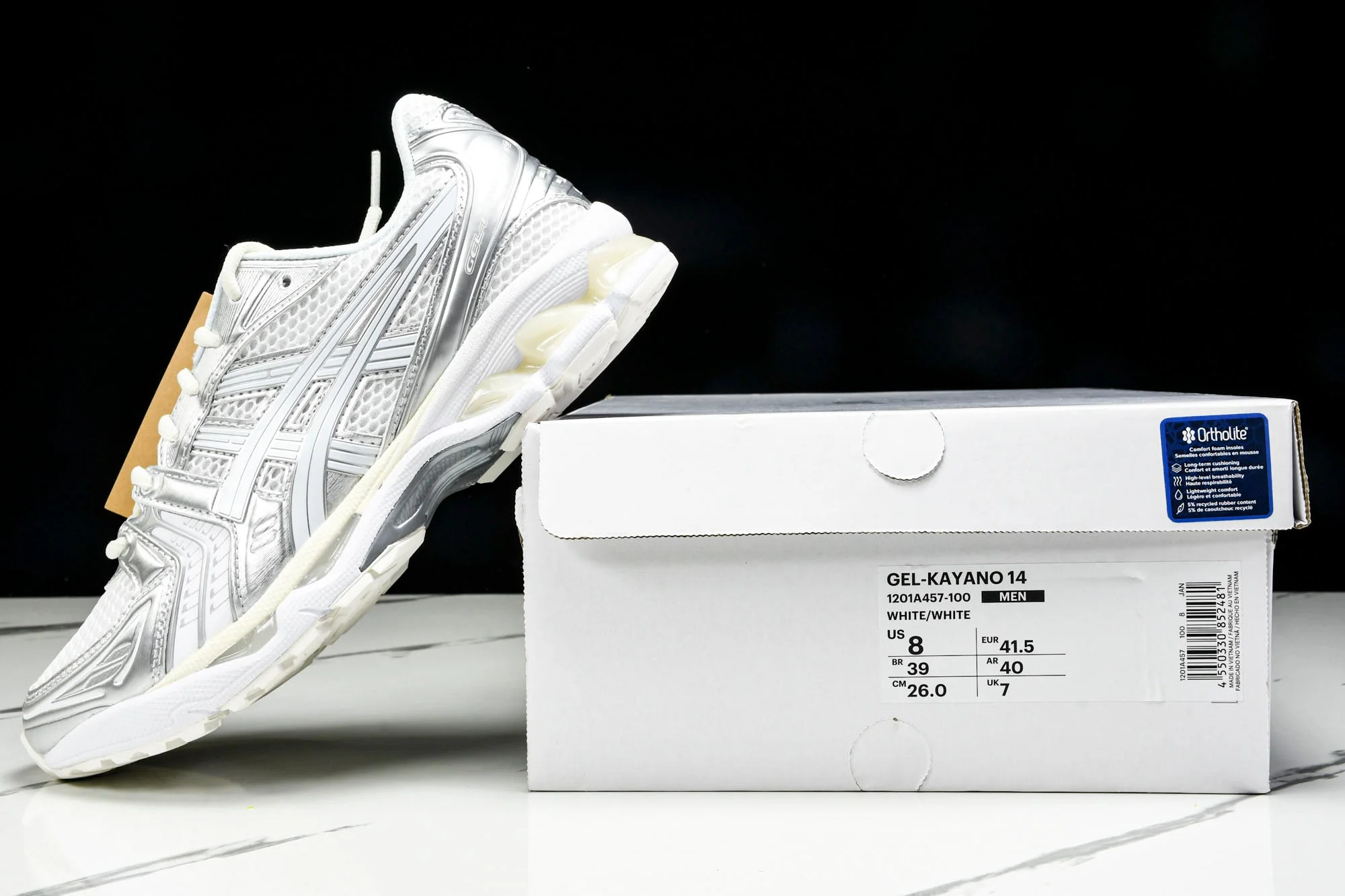 ASICS Gel-Kayano 14 x JJJJound 'Silver White'