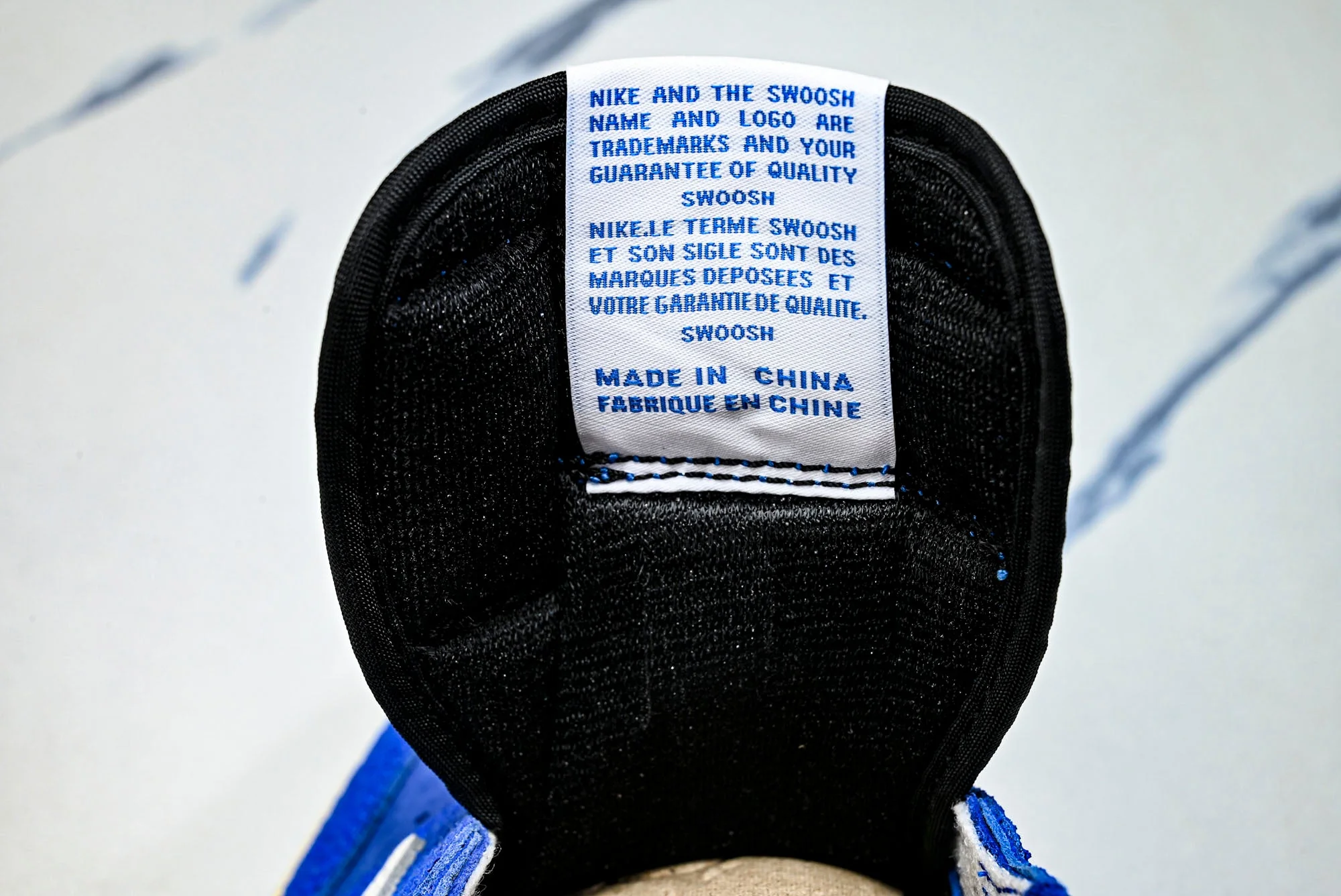 Travis Scott x Fragment AJ1 Low 'Reverse Sail Military Blue' (Unreleased)