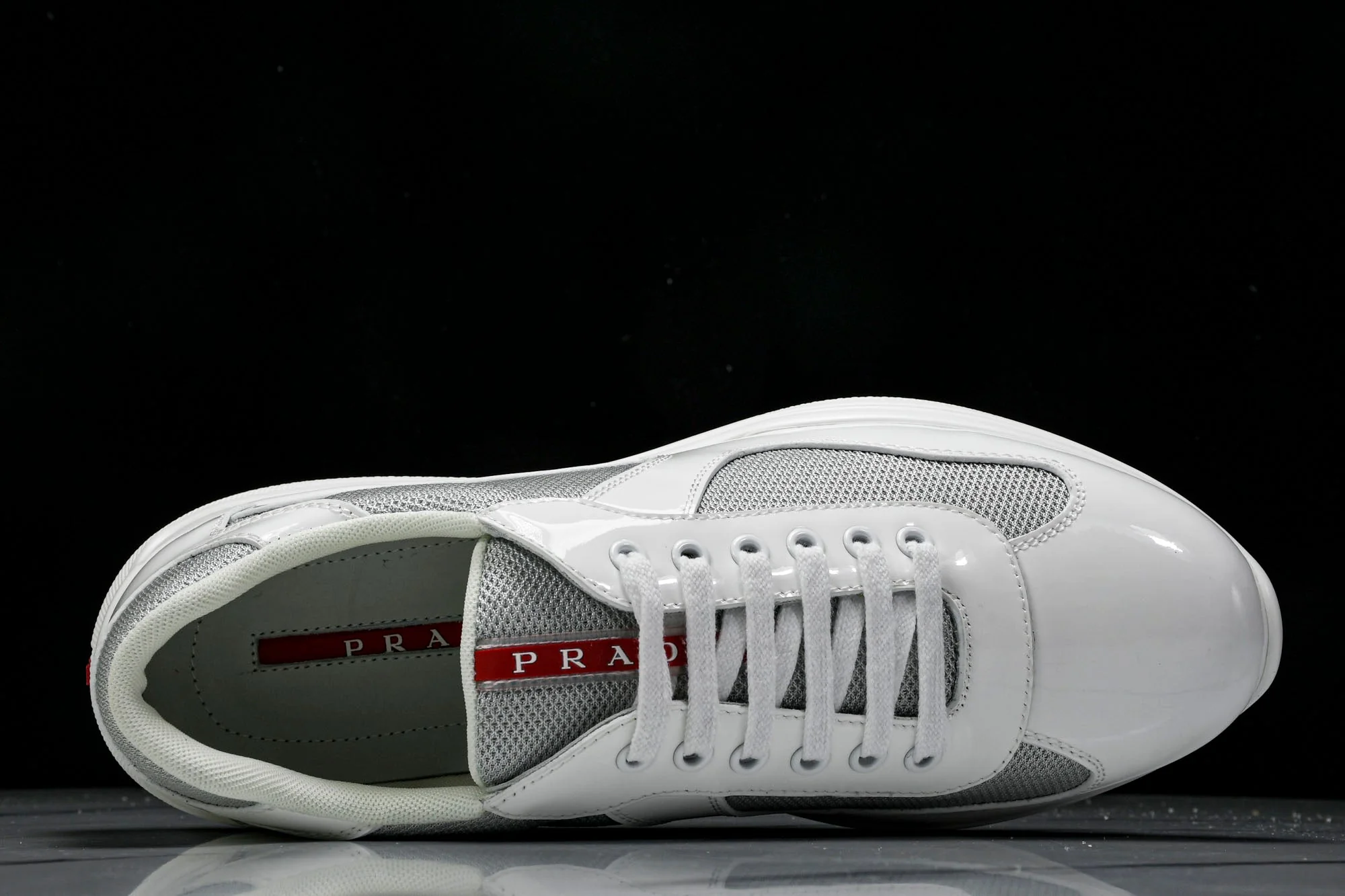 Prada America's Cup Sneaker 'White Silver'