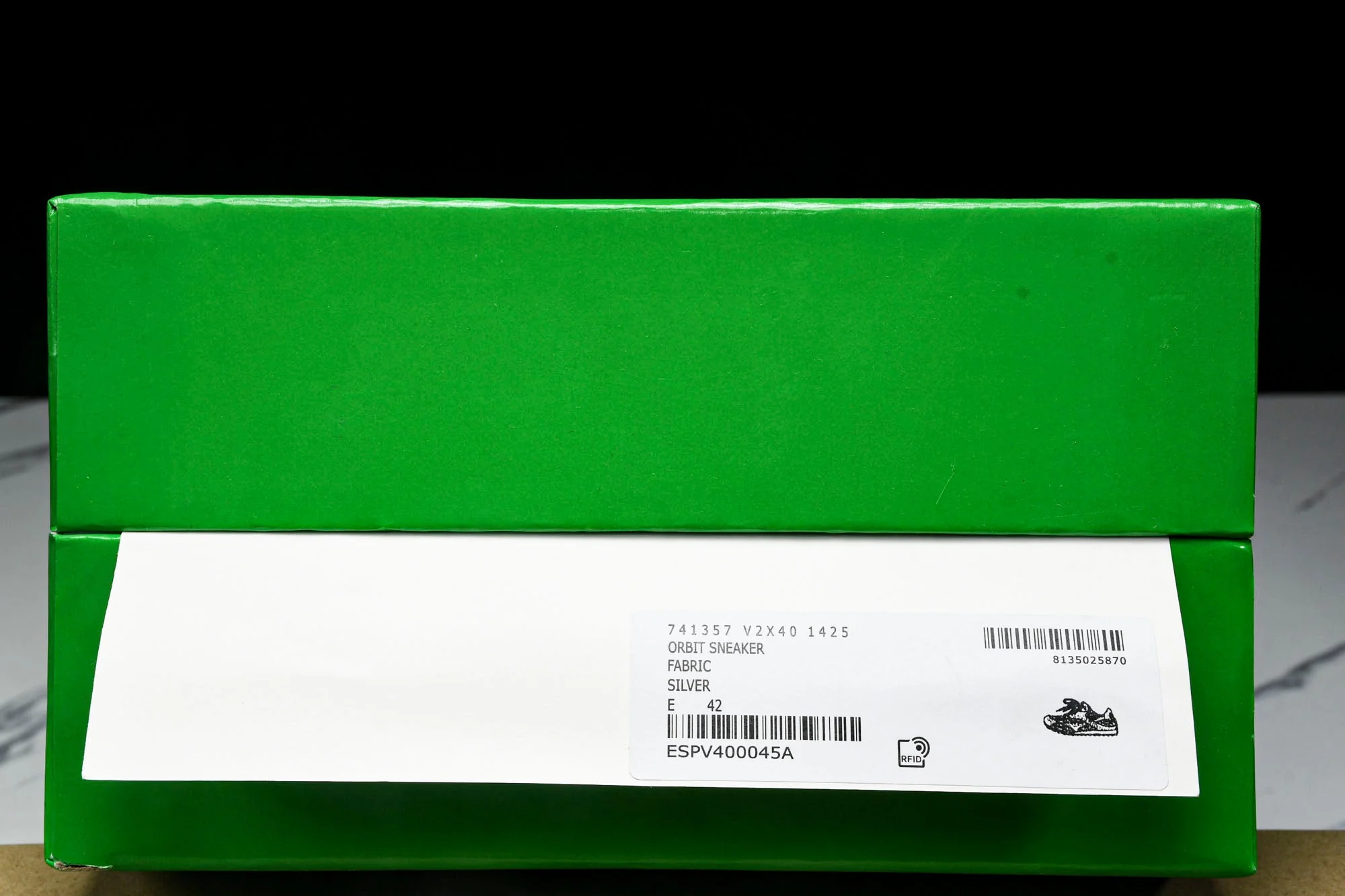 Вottega Veneta Orbit Sneaker 'White Silver Gum'