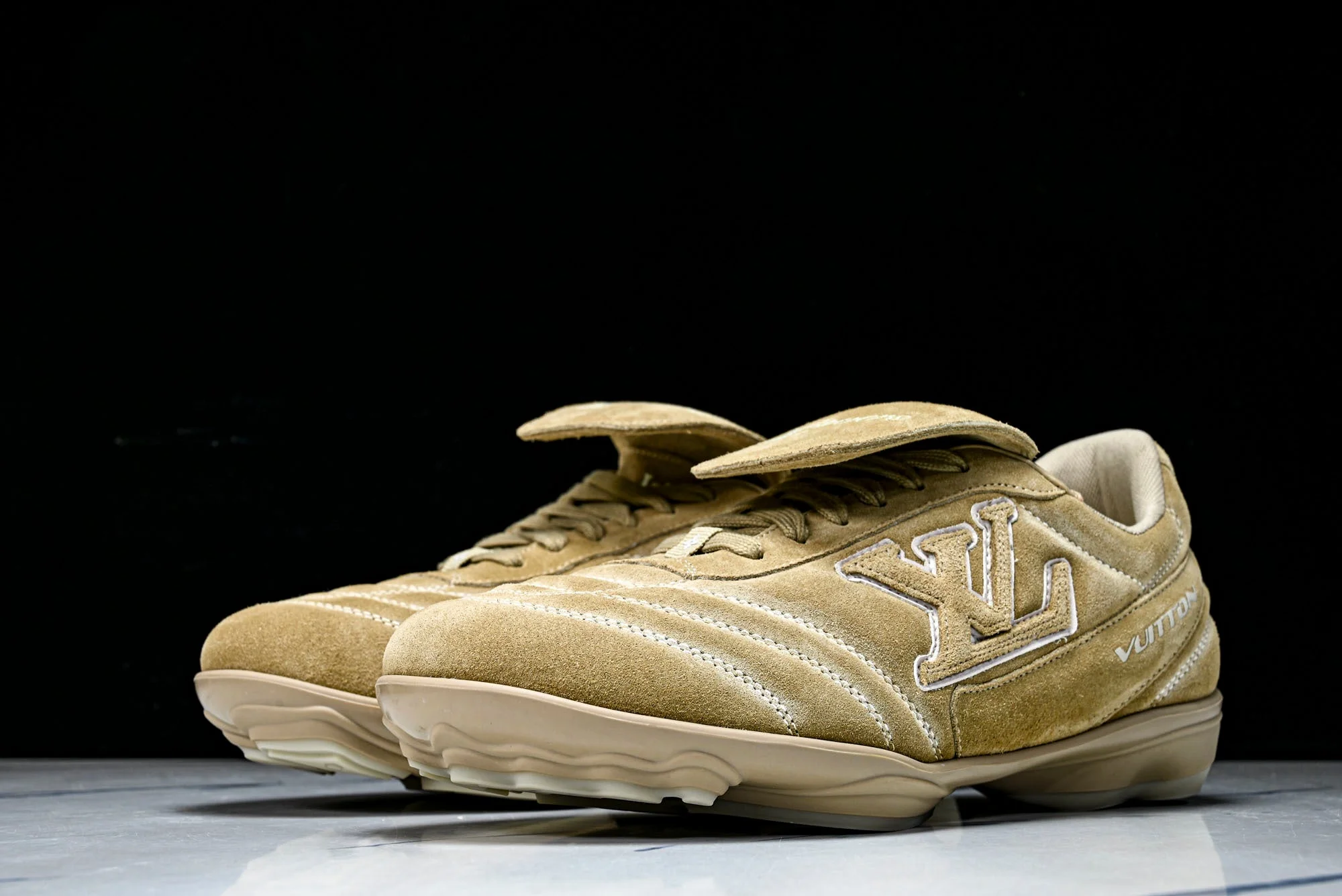 Louis Vuittоп Footprint Soccer Sneaker 'Beige Suede'