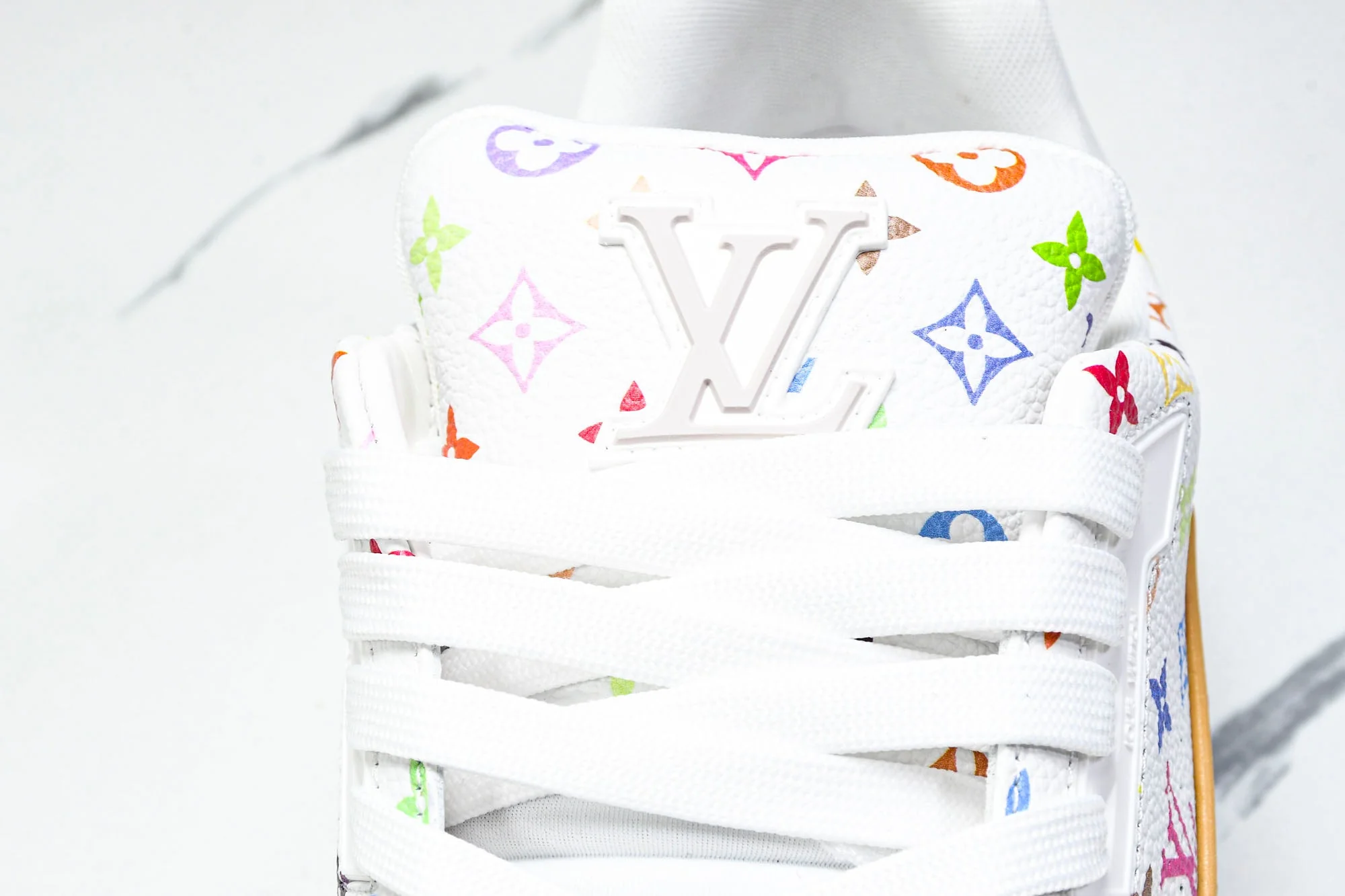 Louis Vuittоп Trainer Low x Takashi Murakami 'White Multicolor'