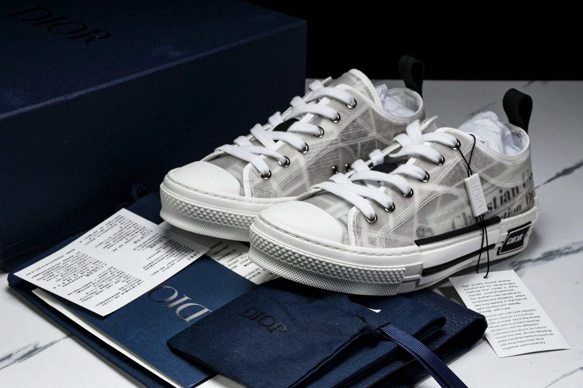 D1or B23 Low 'Newsprint'