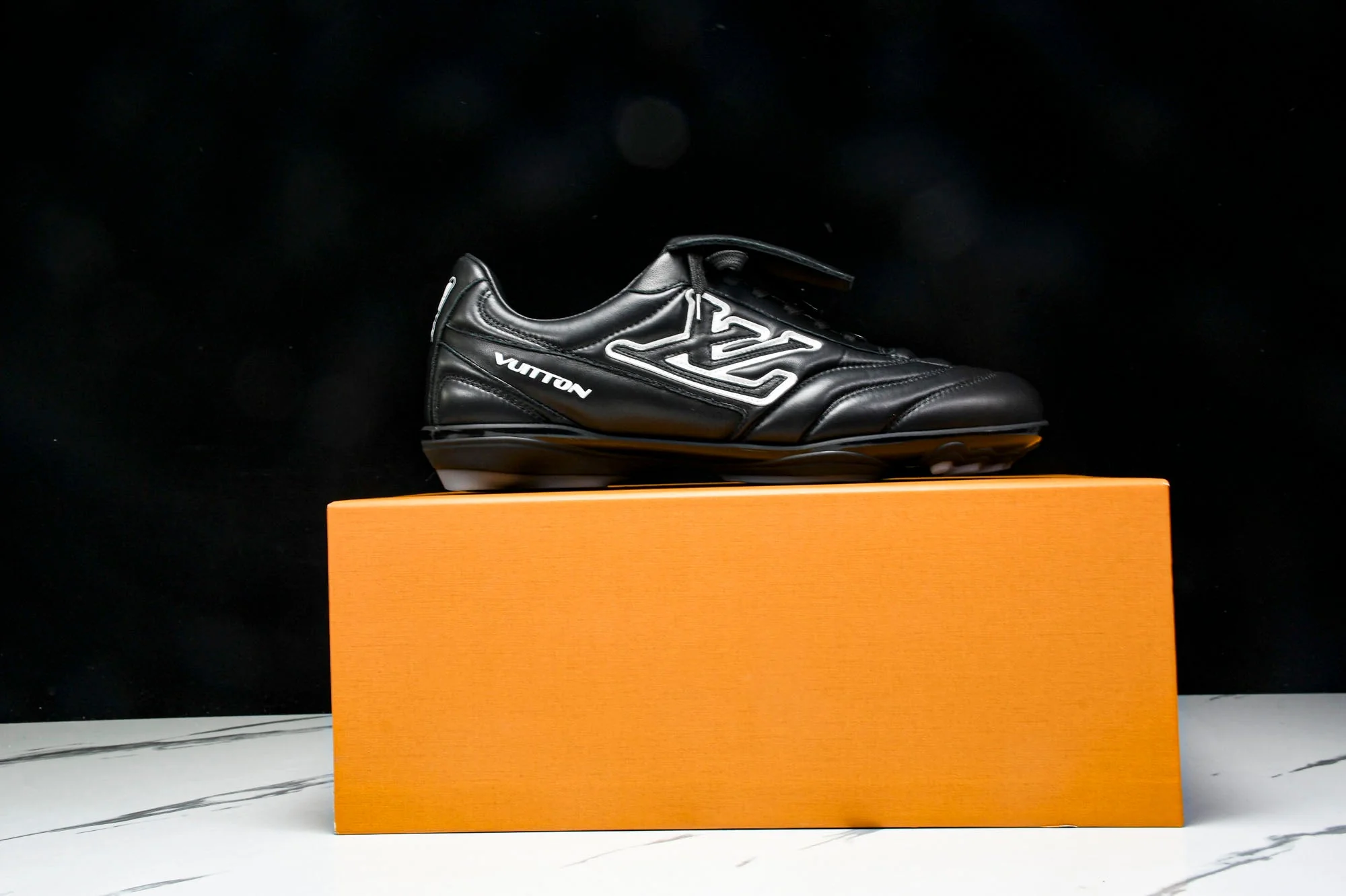 Louis Vuittоп Footprint Soccer Sneaker 'Black'