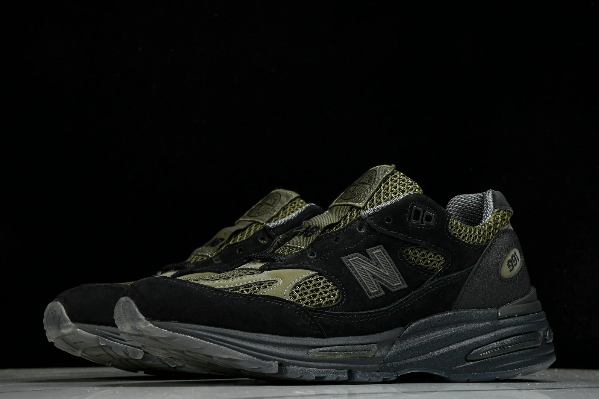 NB 991v2 x Stone Island MiUK 'Black'