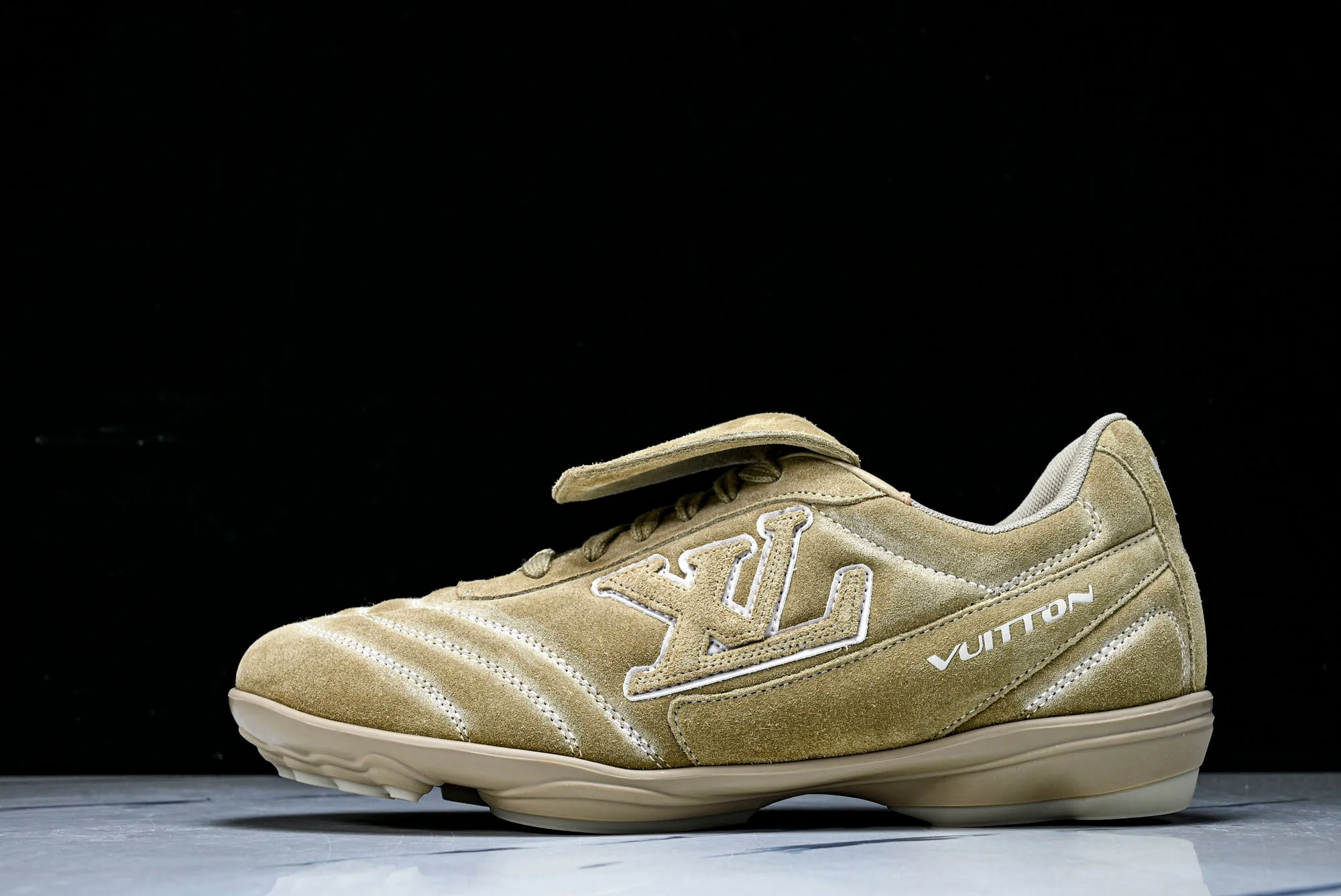 Louis Vuittоп Footprint Soccer Sneaker 'Beige Suede'
