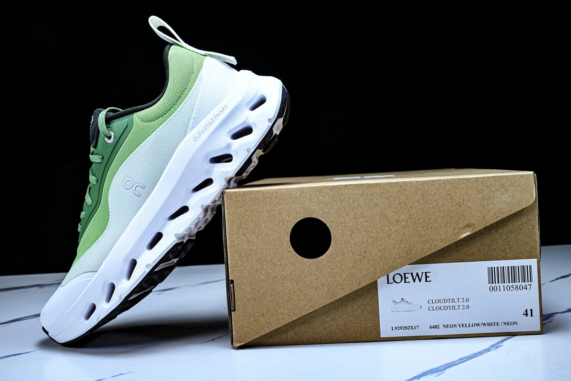 LOEWE × ON Cloudtilt 2.0 'Green White'