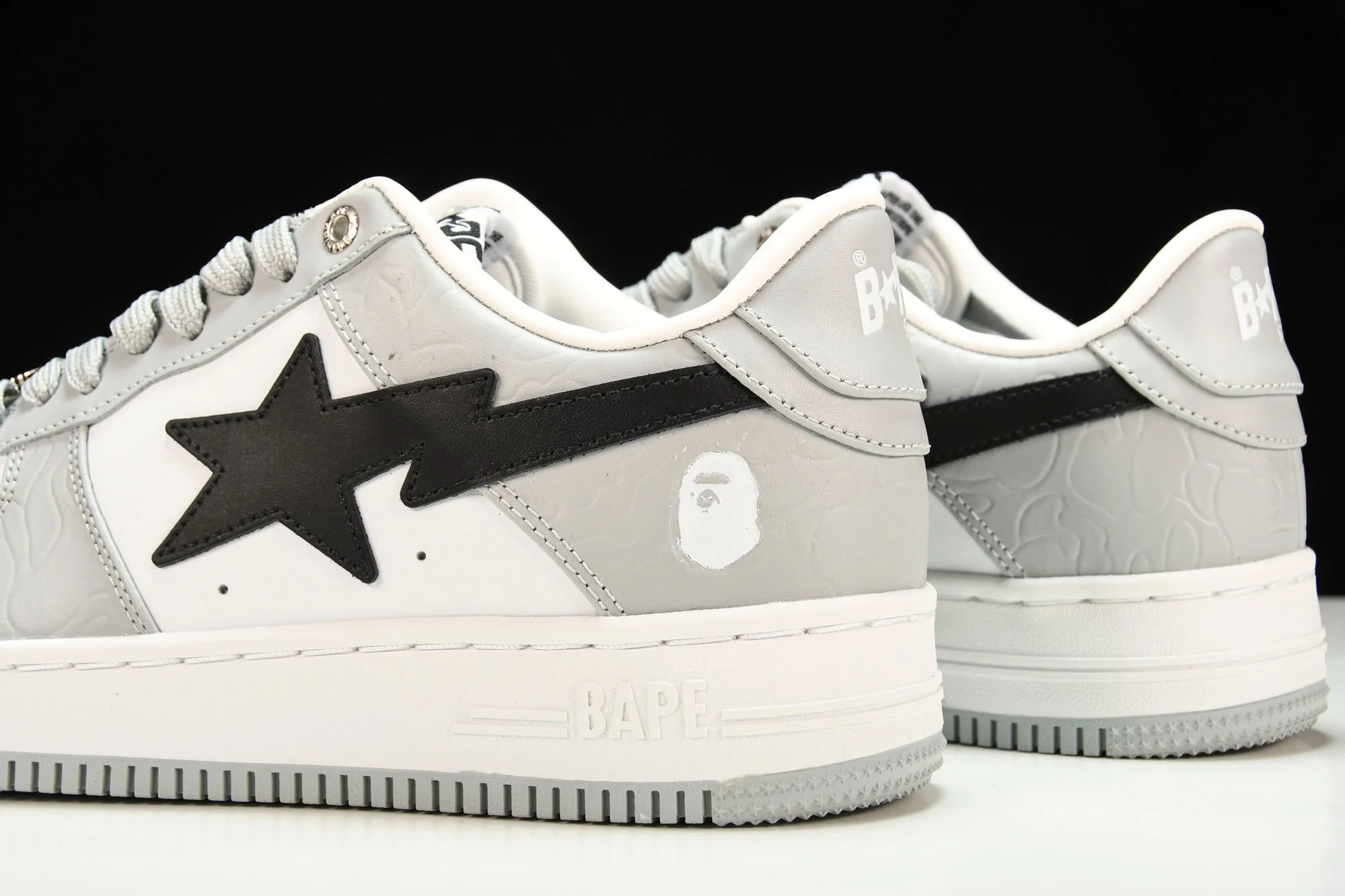 A Bathing Ape Bape Sta 'Grey Black'