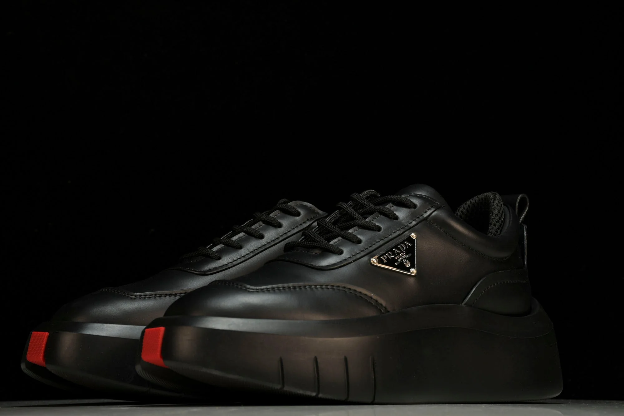 Prada Platform Sneaker 'Black'