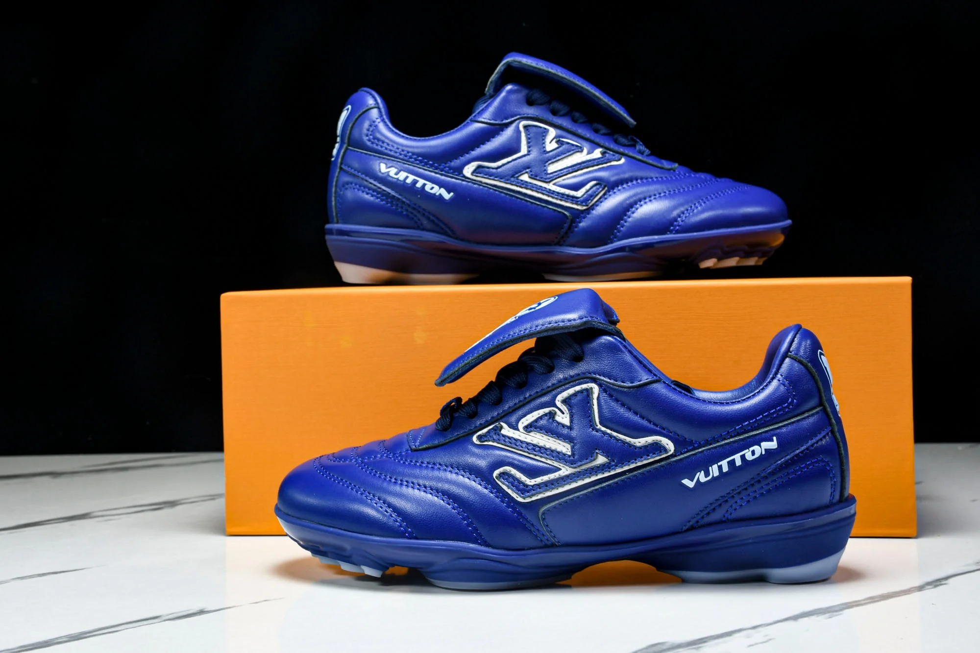 Louis Vuittоп Footprint Soccer Sneaker 'Blue'