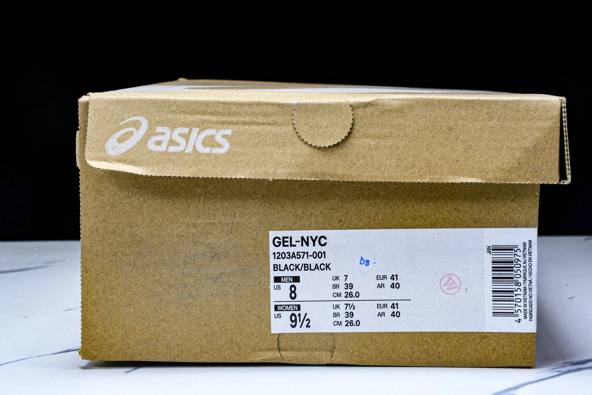 ASICS Gel-NYC x Kicki Yang Zhang 'Black Pure Silver'