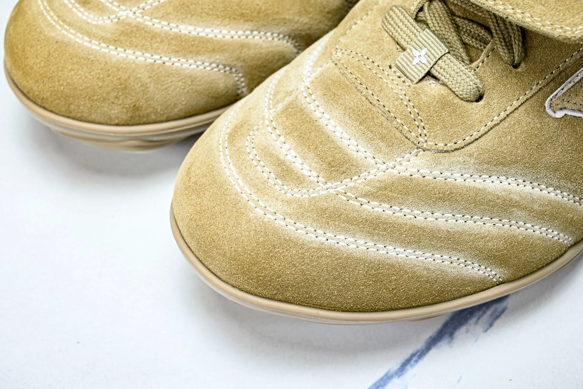 Louis Vuittоп Footprint Soccer Sneaker 'Beige Suede'