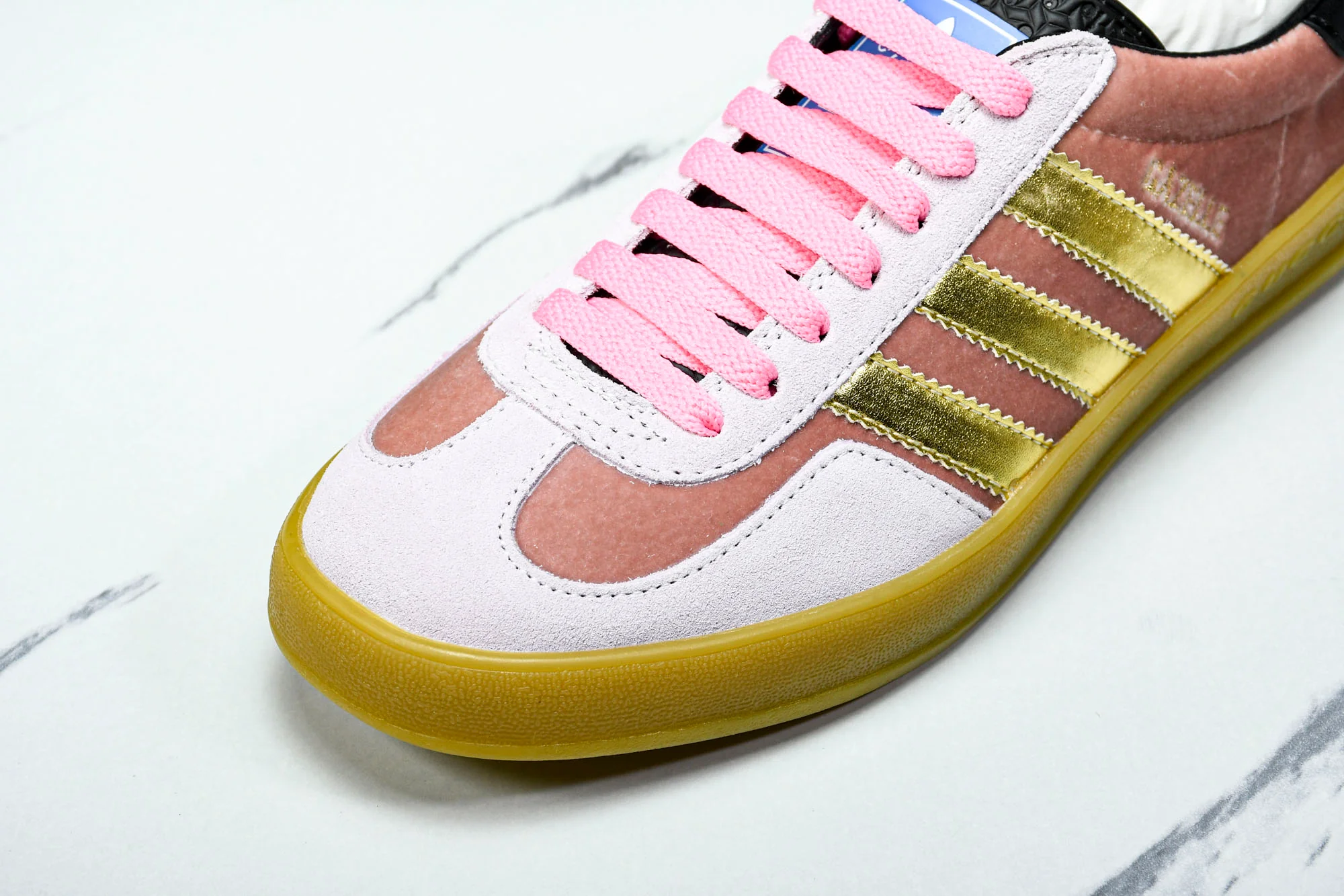 Guссi x Gazelle 'Pink Velvet'