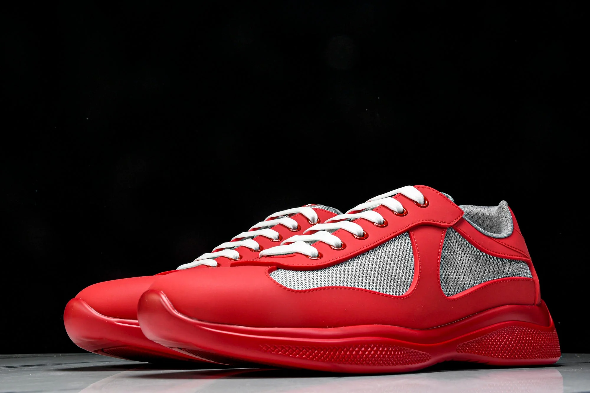 Prada America's Cup Sneaker Soft Rubber 'Red'